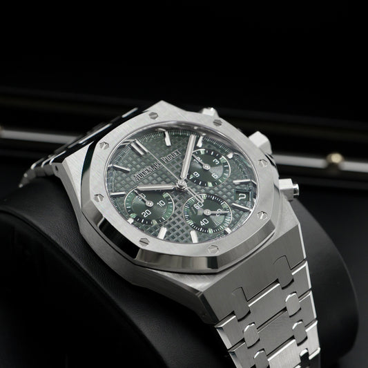 Audemars Piguet Royal Oak Chronograph Green Dial - Full Set (2026)