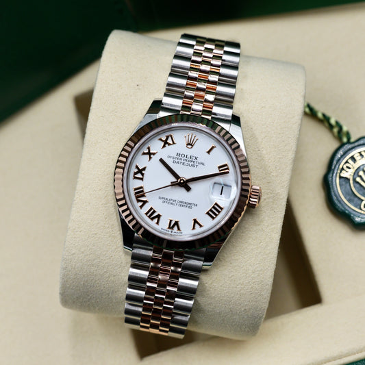 Rolex Datejust 31 White Roman Numeral Dial 278274 - Full Set (2026)