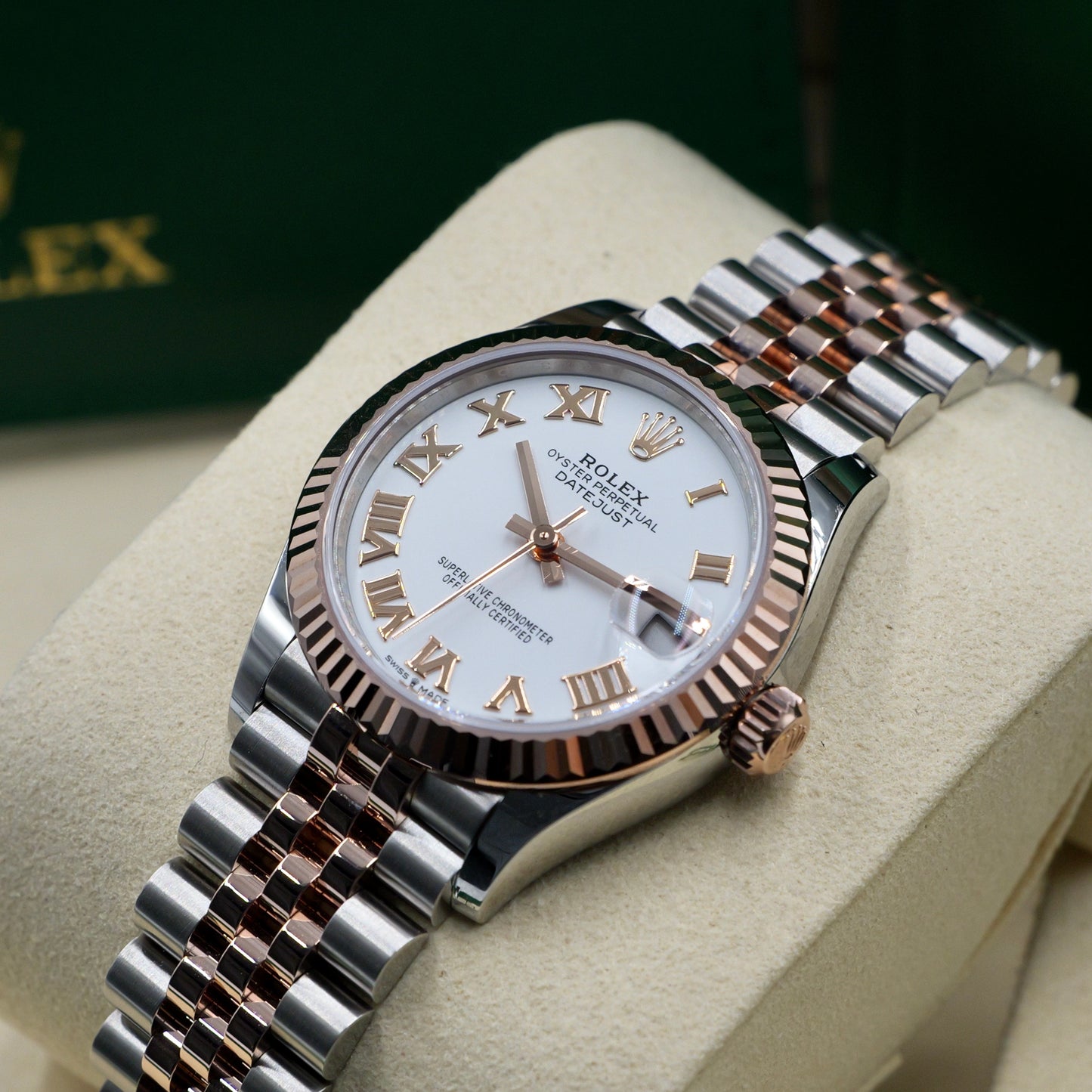 Rolex Datejust 31 White Roman Numeral Dial 278274 - Full Set (2026)