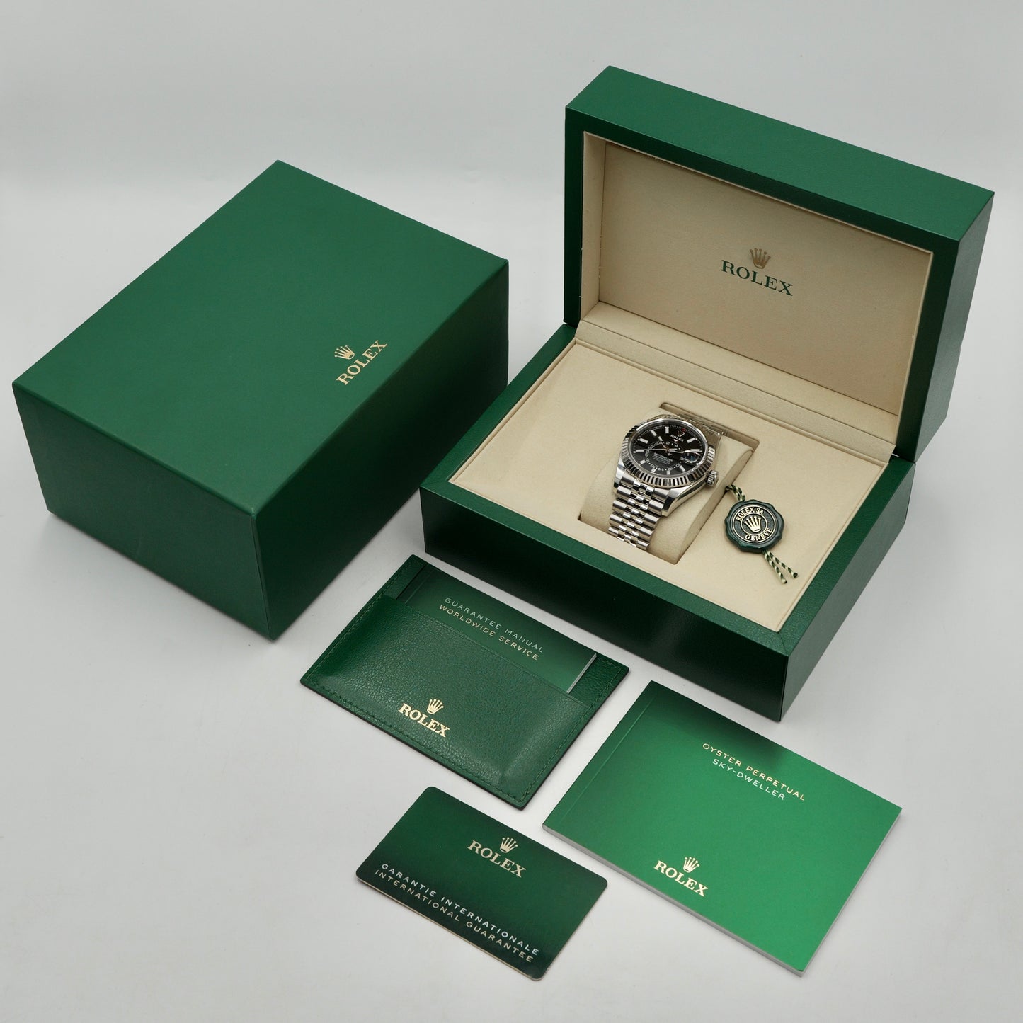 Rolex Sky-Dweller Black Dial Jubilee 336934 - Full Set (2026)