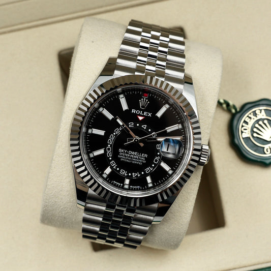 Rolex Sky-Dweller Black Dial Jubilee 336934 - Full Set (2026)