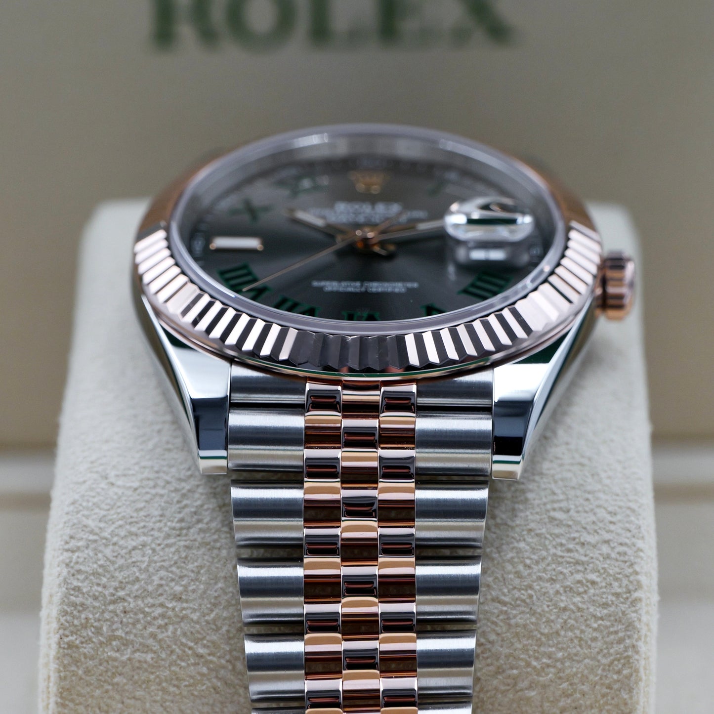 Datejust 41 Steel and Rose Gold Wimbledon - Full Set (2020)