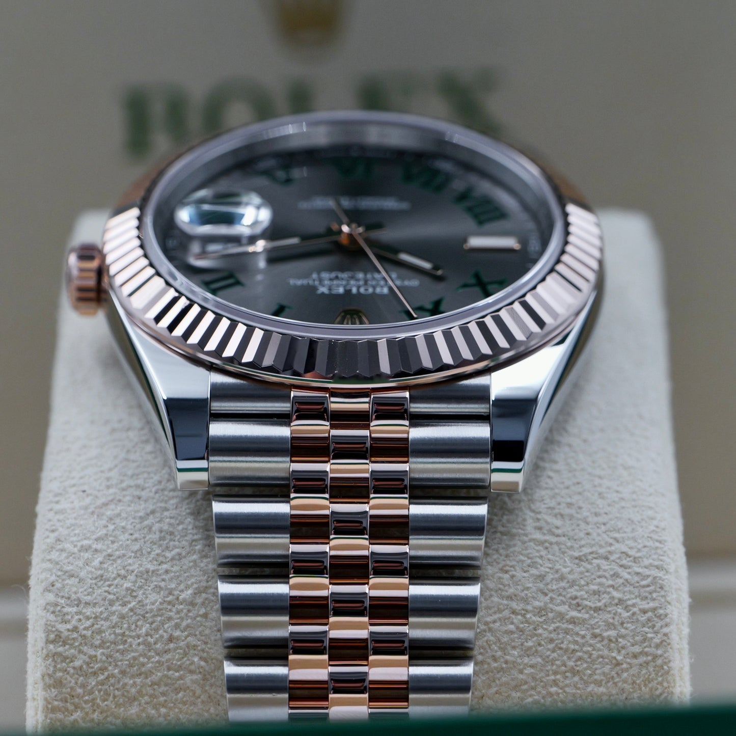 Datejust 41 Steel and Rose Gold Wimbledon - Full Set (2020)
