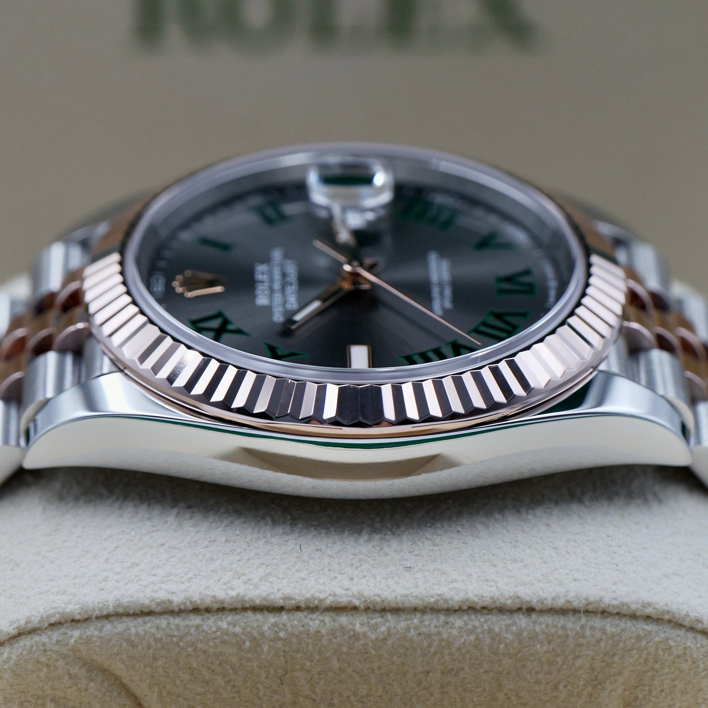 Datejust 41 Steel and Rose Gold Wimbledon - Full Set (2020)