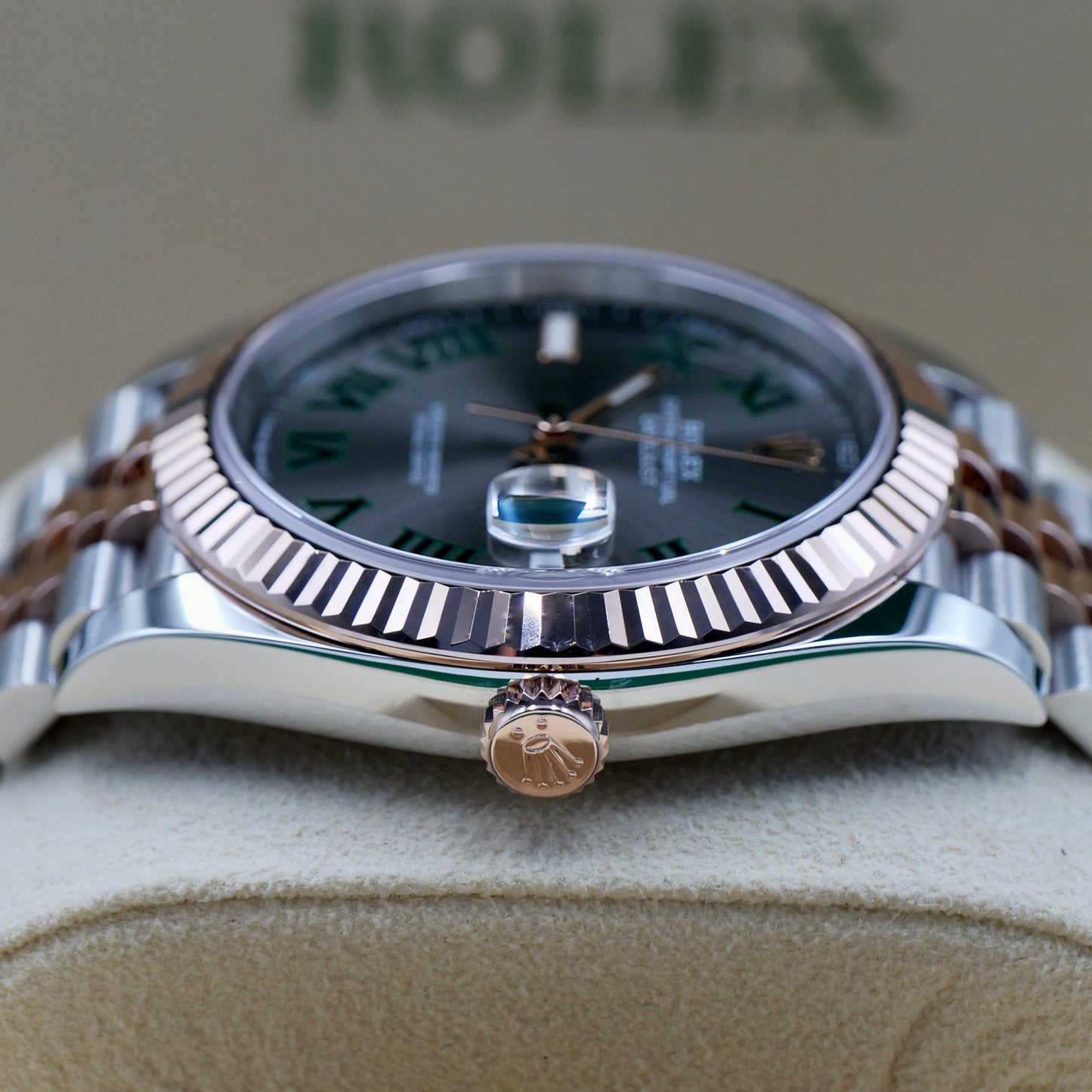 Datejust 41 Steel and Rose Gold Wimbledon - Full Set (2020)