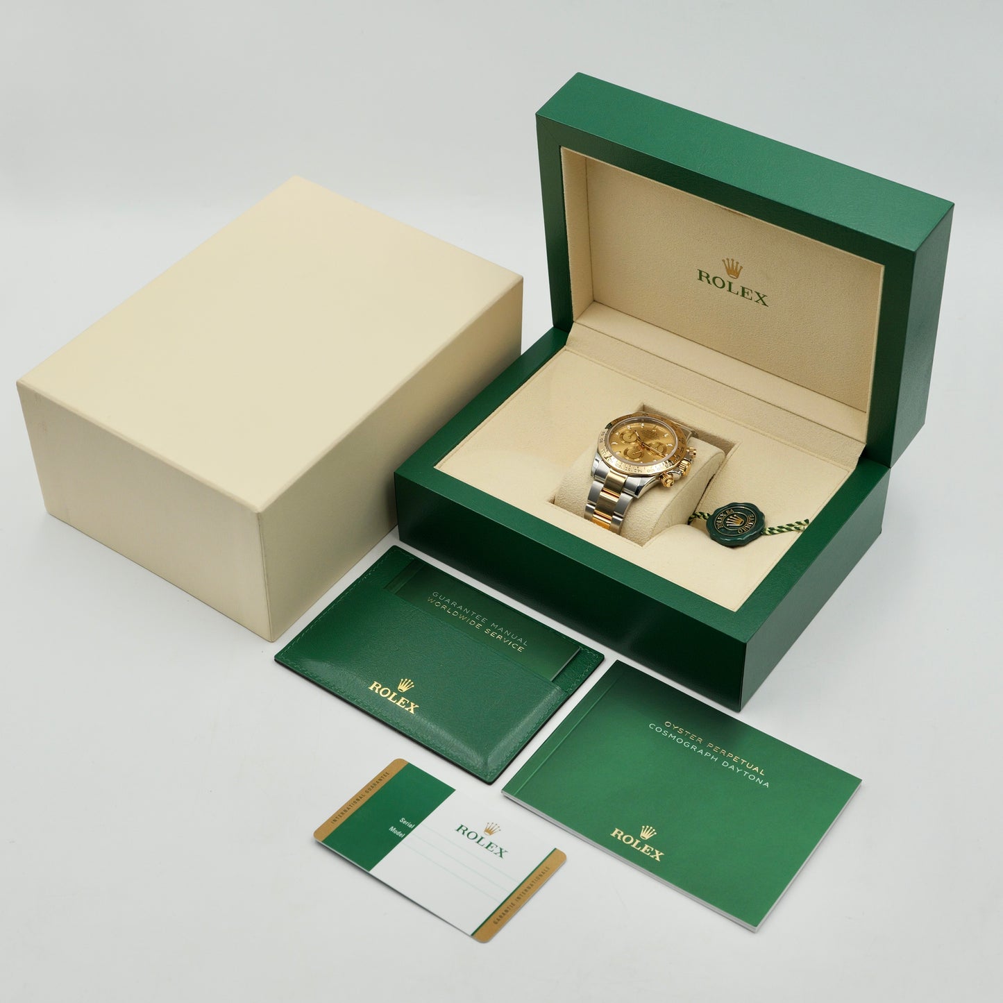 Rolex Daytona Steel and Yellow Champagne Dial 116503 - Full Set (2019)