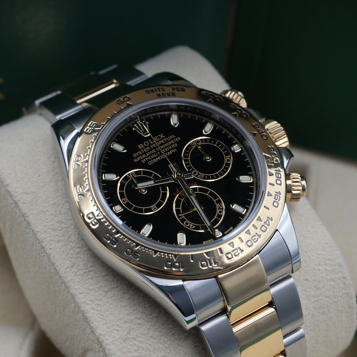 Rolex Daytona Black Dial Steel and Yellow Gold 116503 - Full Set (2018)