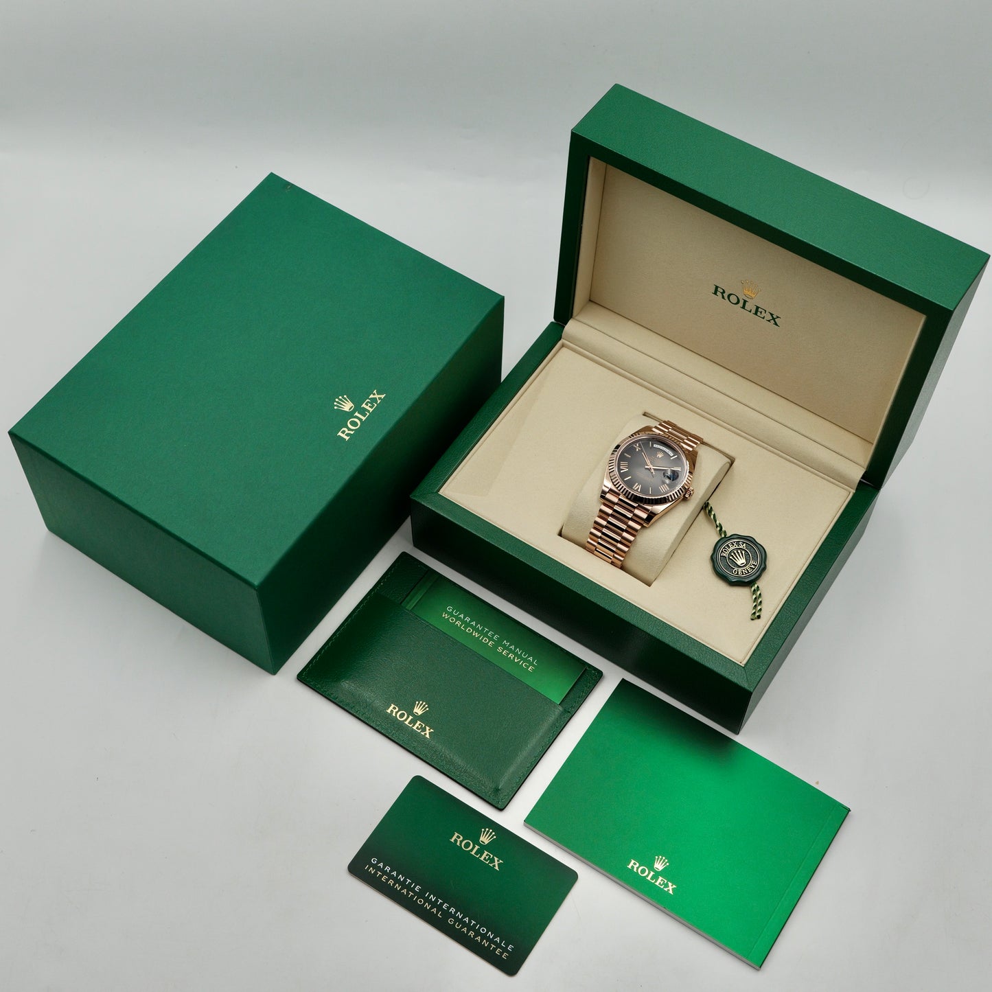 Rolex Day-Date 40 Ombré 228235 - Full Set (2026)