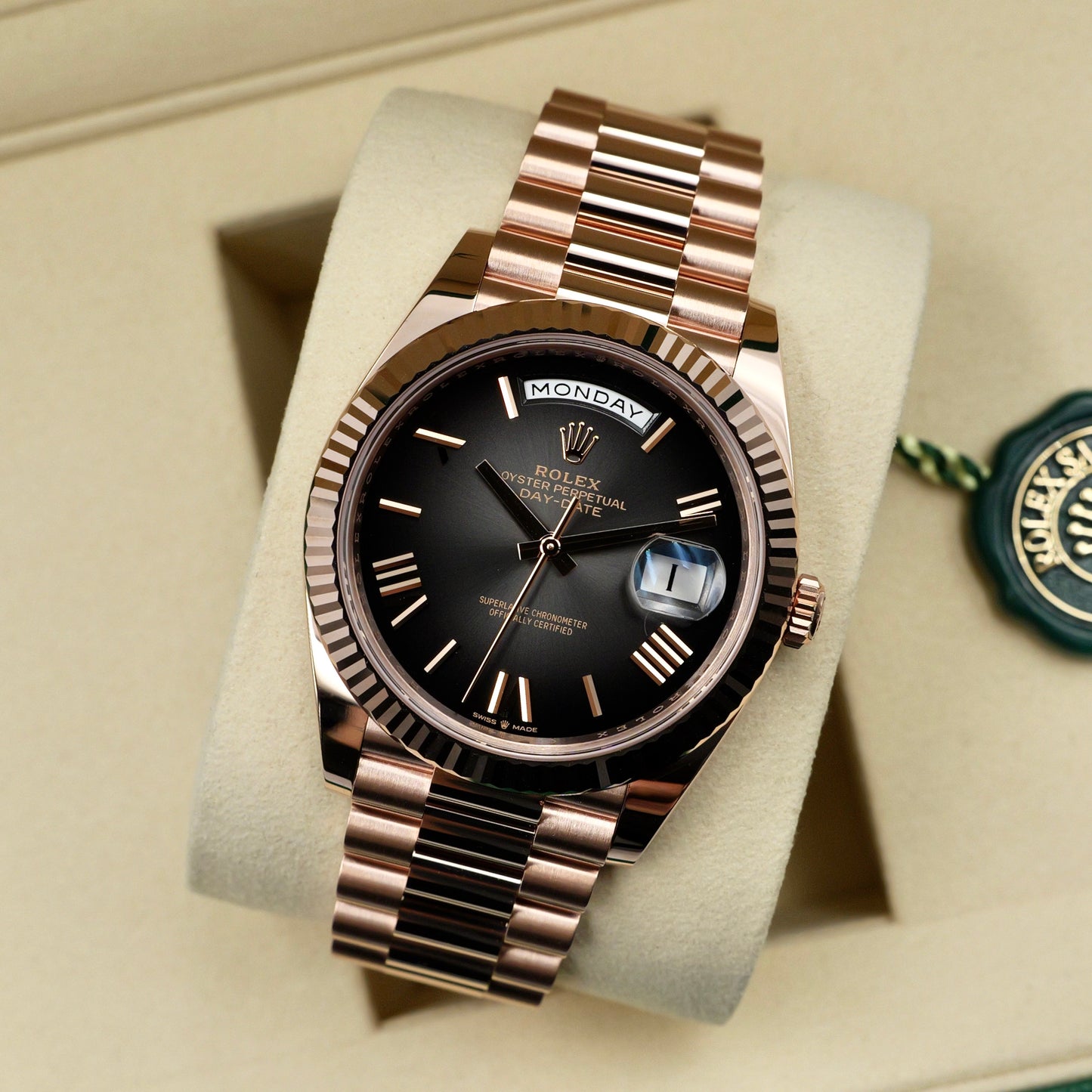 Rolex Day-Date 40 Ombré 228235 - Full Set (2026)