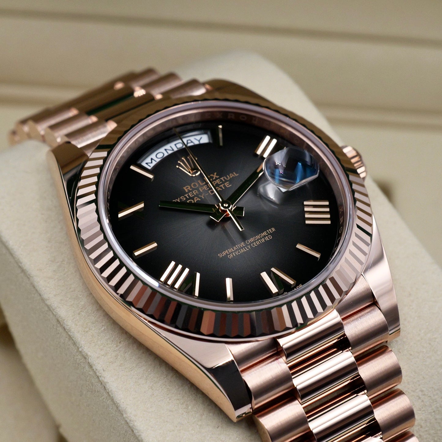 Rolex Day-Date 40 Ombré 228235 - Full Set (2026)