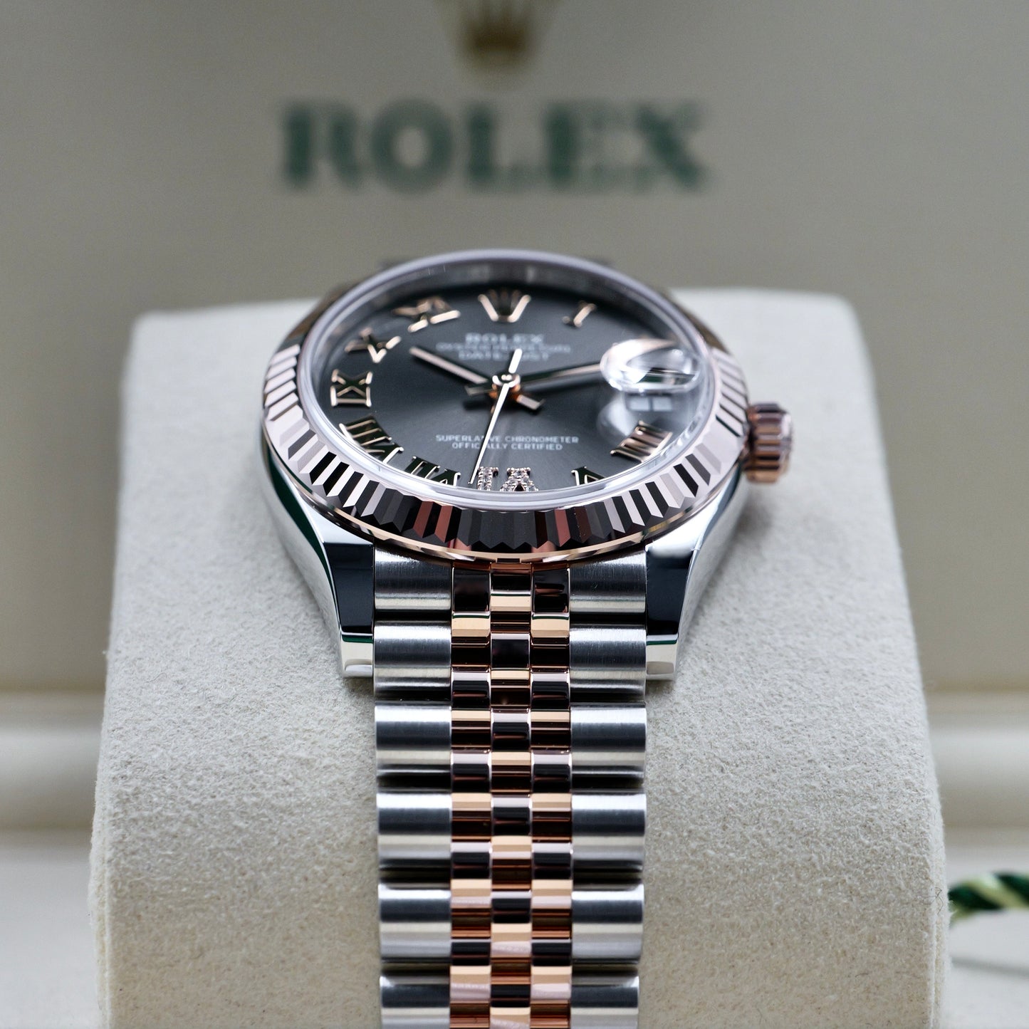 Rolex Datejust 31 Rhodium Roman Diamond Dial 278271 - Full Set (2026)