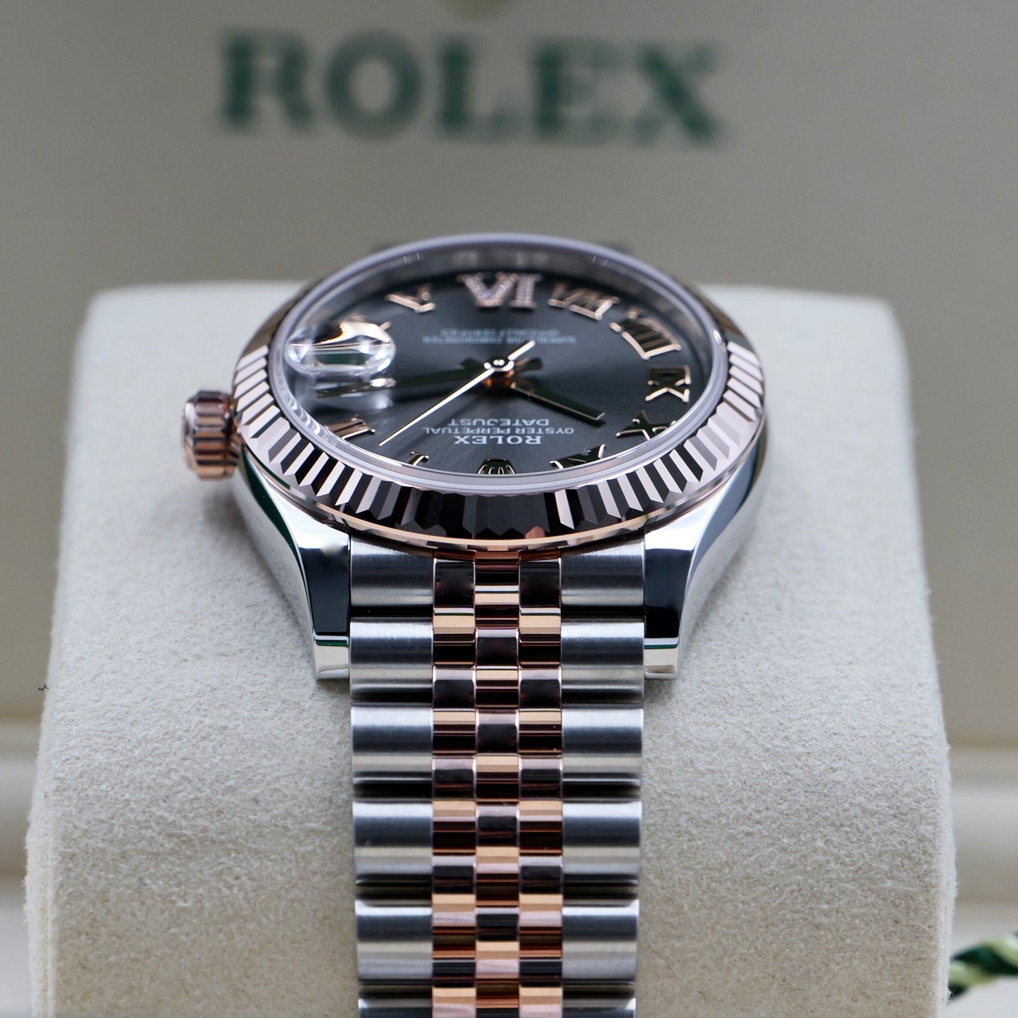 Rolex Datejust 31 Rhodium Roman Diamond Dial 278271 - Full Set (2026)