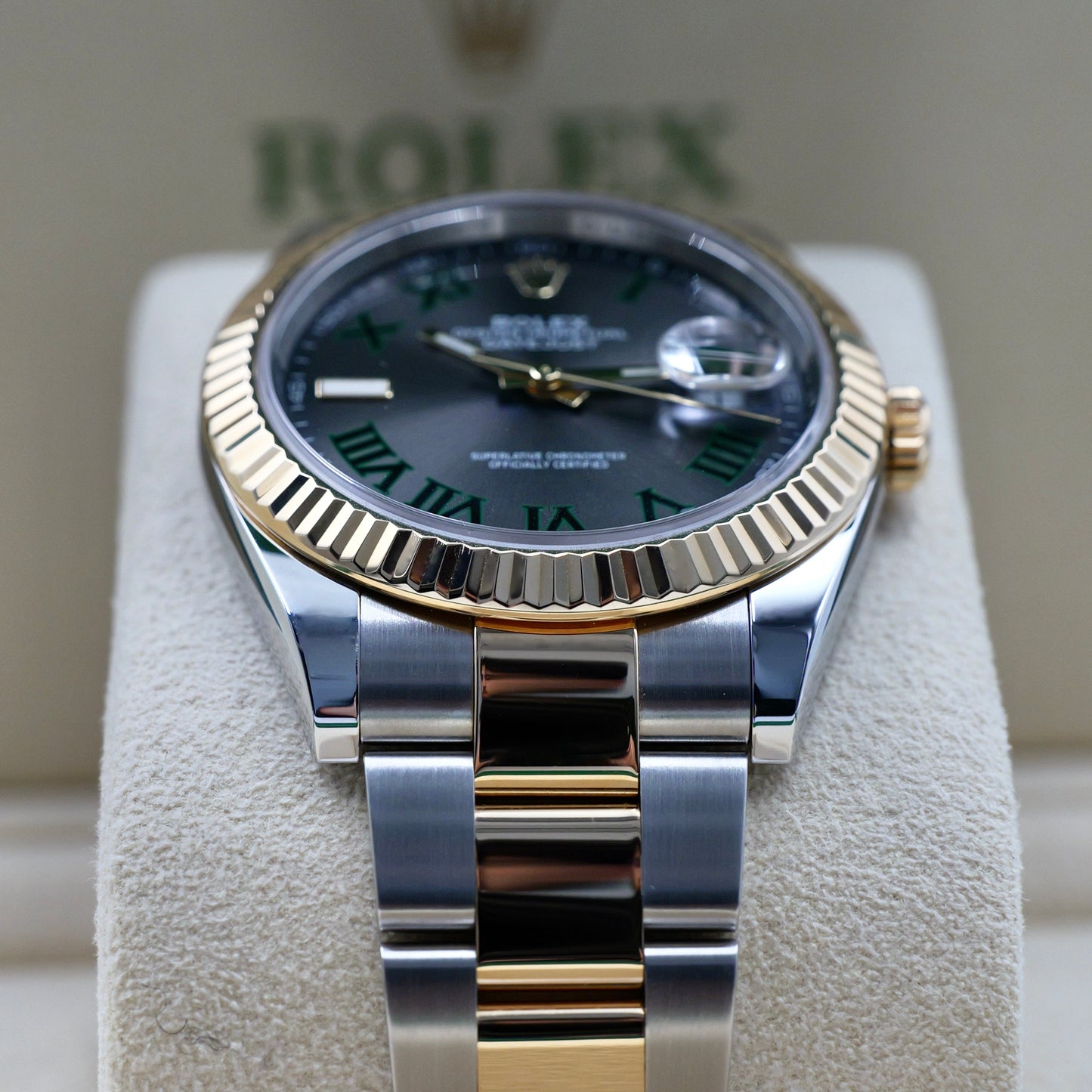 Rolex Datejust 41 Steel and Yellow Gold Wimbledon 126333 - Full Set (2022)