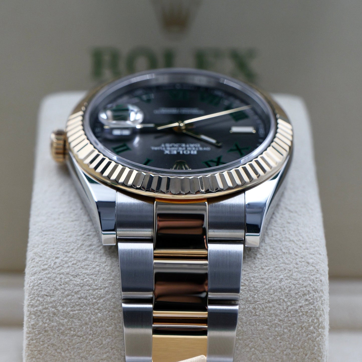 Rolex Datejust 41 Steel and Yellow Gold Wimbledon 126333 - Full Set (2022)