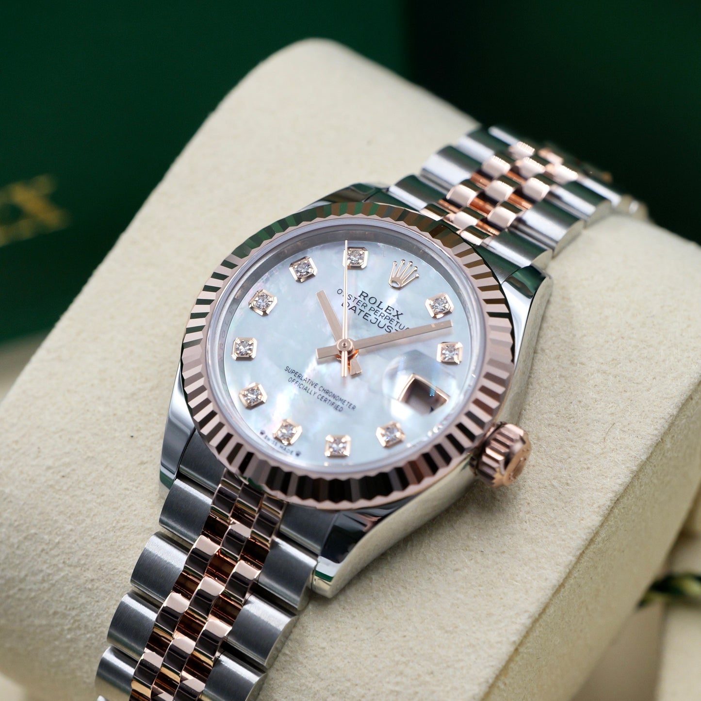 Rolex Lady-Datejust Steel and Rose Gold Mother of Pearl (MOP) 279171 - Full Set (2026)