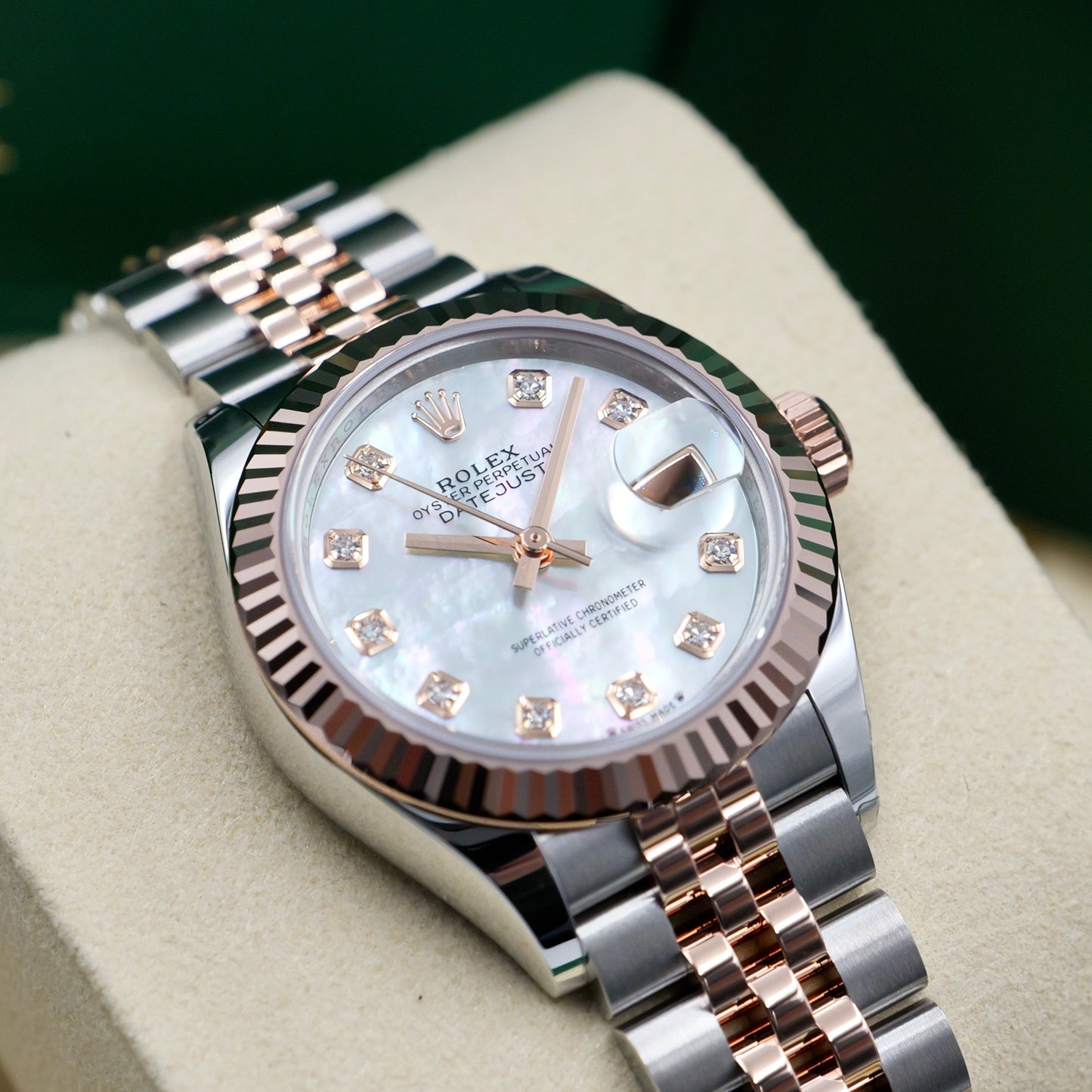 Rolex Lady-Datejust Steel and Rose Gold Mother of Pearl (MOP) 279171 - Full Set (2026)