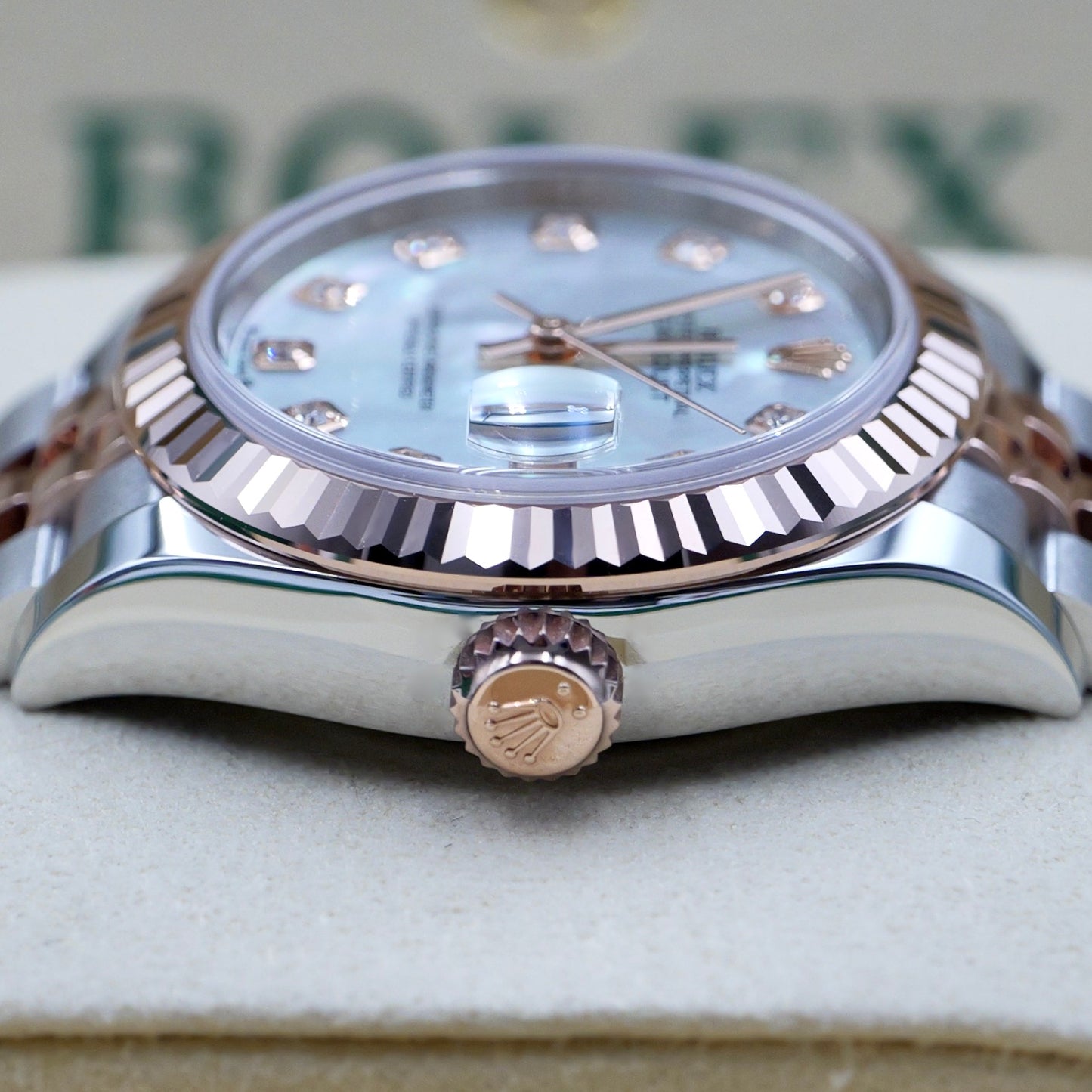 Rolex Lady-Datejust Steel and Rose Gold Mother of Pearl (MOP) 279171 - Full Set (2026)