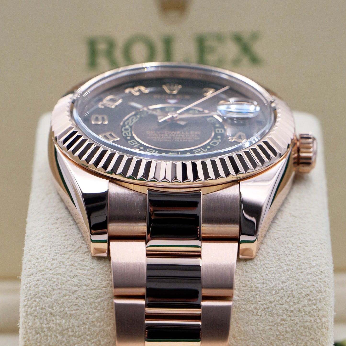 Rolex Sky-Dweller Chocolate Arabic 326935 - Full Set (2016)