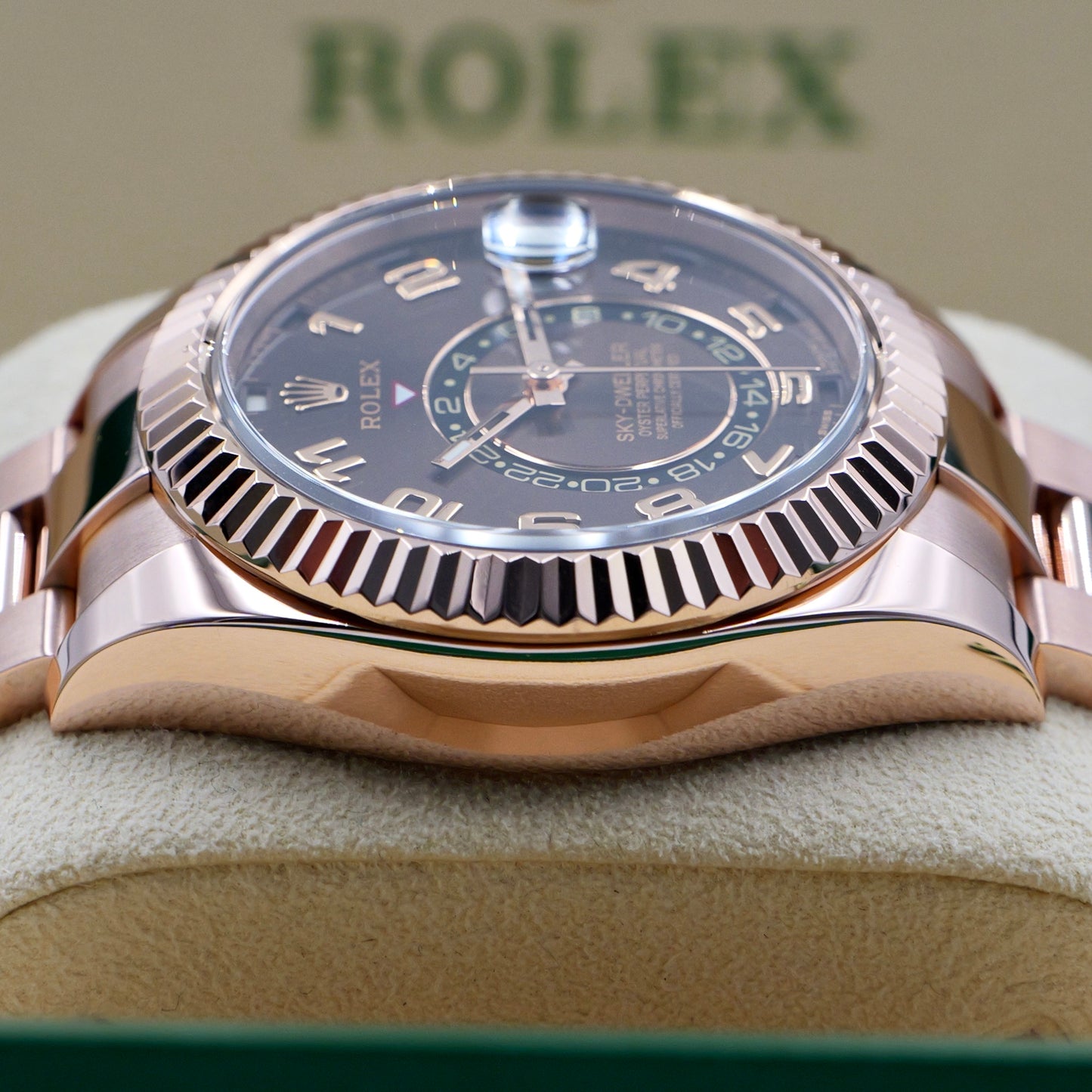 Rolex Sky-Dweller Chocolate Arabic 326935 - Full Set (2016)