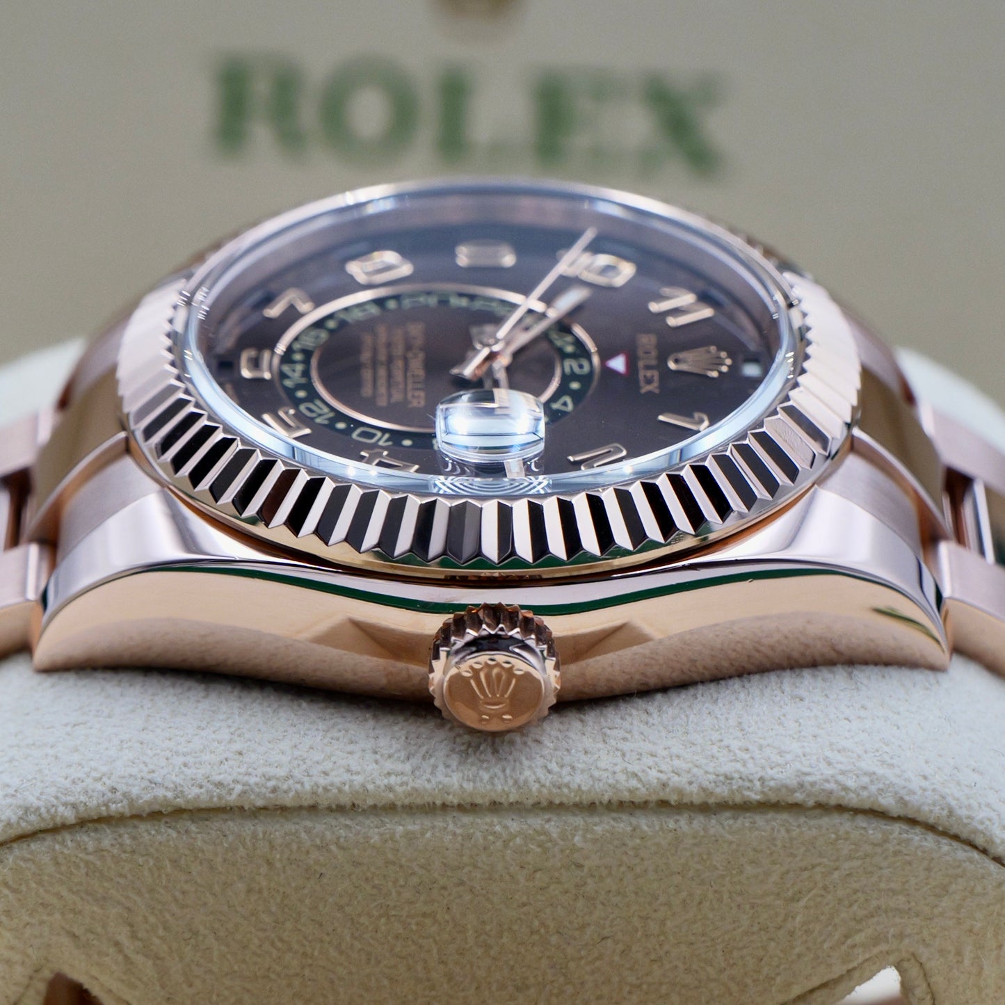 Rolex Sky-Dweller Chocolate Arabic 326935 - Full Set (2016)