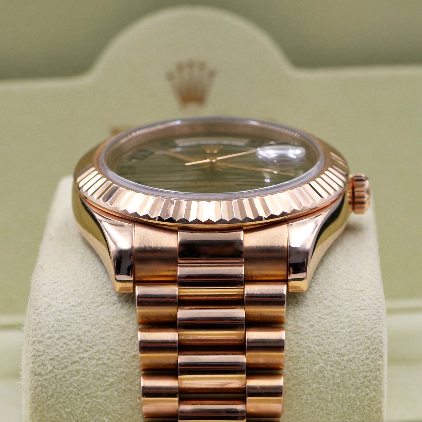 Rolex Day-Date II Wave Dial 218235 - Full Set (2013)