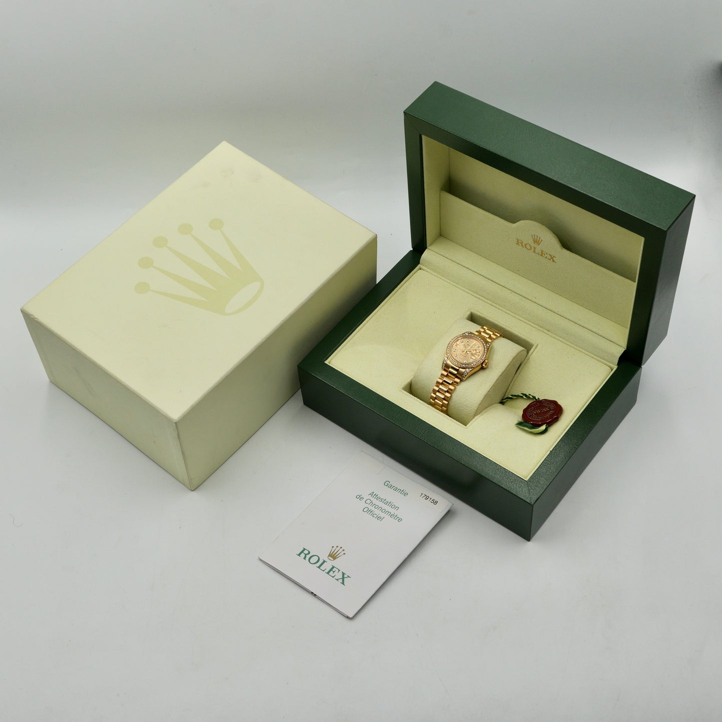 Rolex Lady-Datejust 26 Computer Diamond Dial with Factory Diamond Bezel and Shoulders
