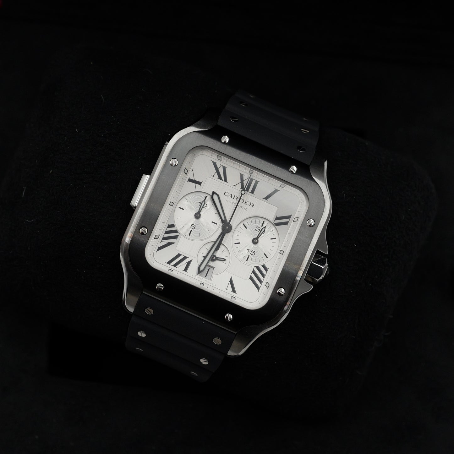 Cartier Santos Chronograph ADLC WSSA0017 - Full Set (2023)