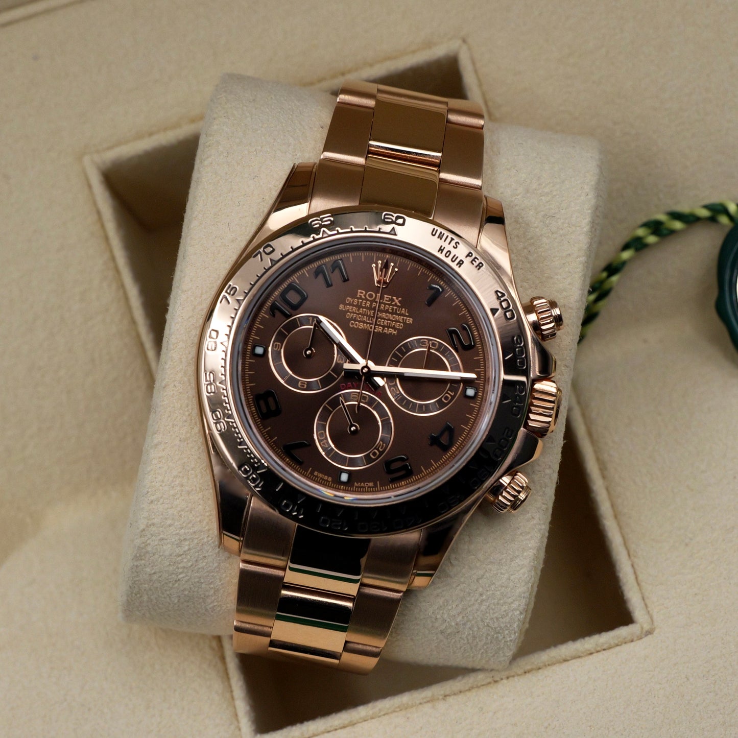 Rolex Daytona Chocolate Arabic Numeral Dial 116505 - Full Set (2015)