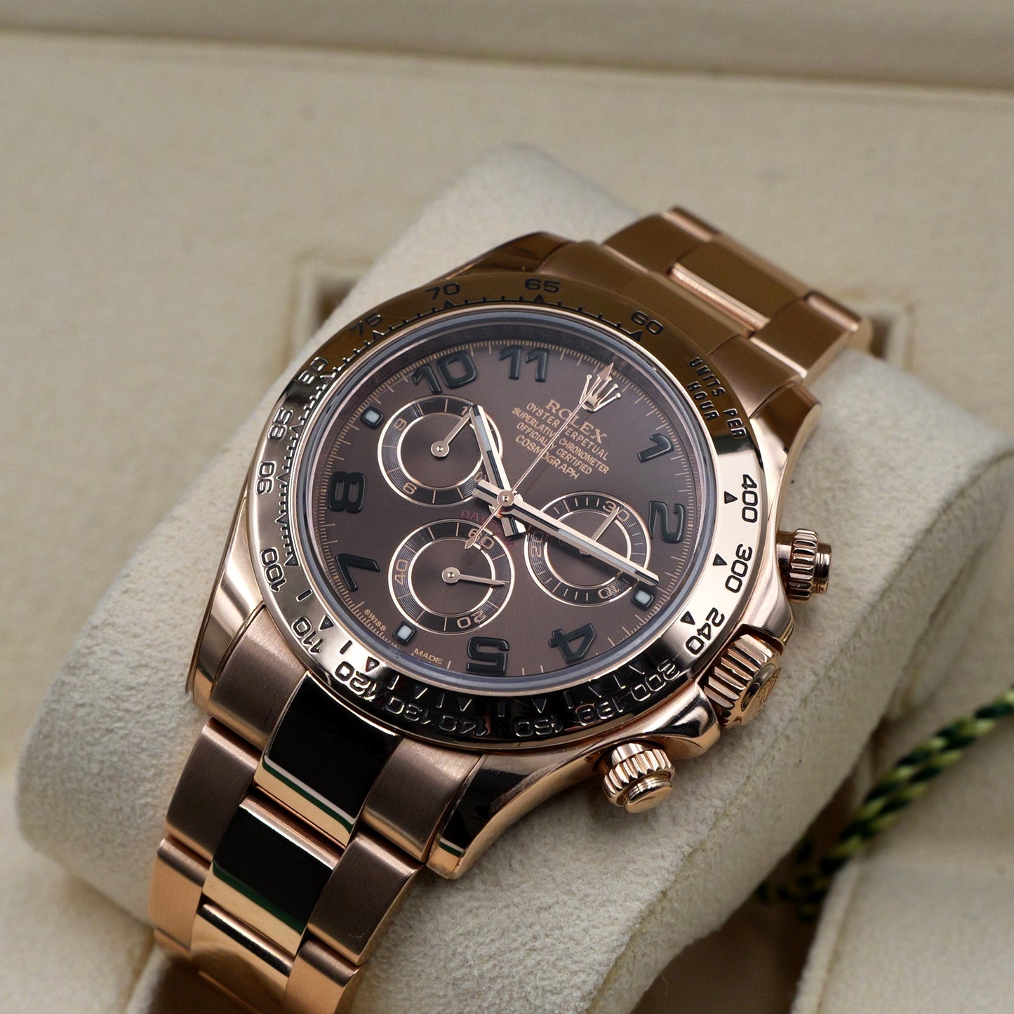 Rolex Daytona Chocolate Arabic Numeral Dial 116505 - Full Set (2015)