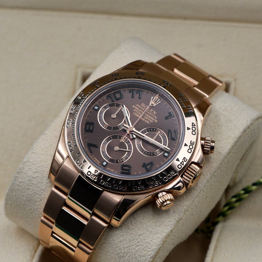 Rolex Daytona Chocolate Arabic Numeral Dial 116505 - Full Set (2015)