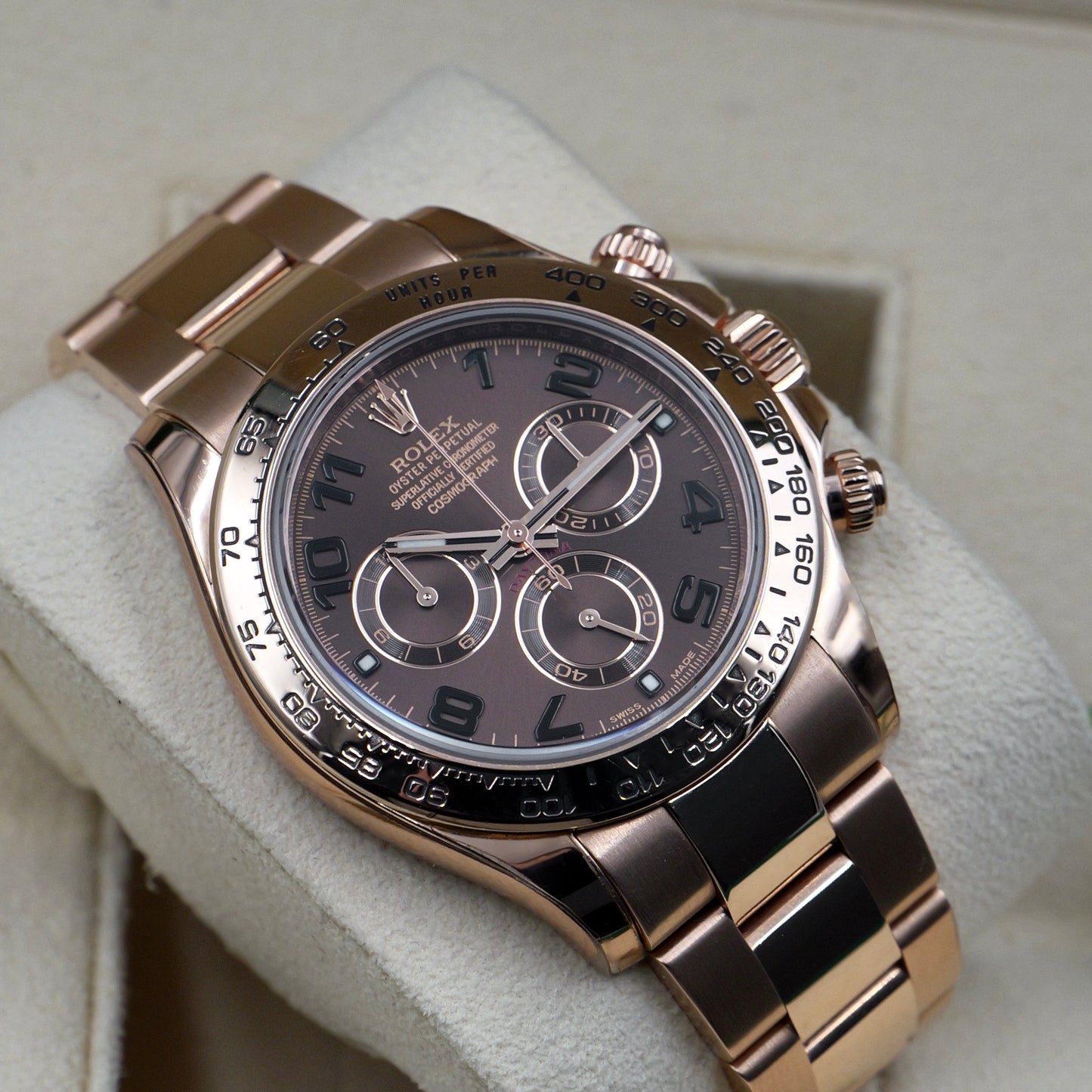 Rolex Daytona Chocolate Arabic Numeral Dial 116505 - Full Set (2015)