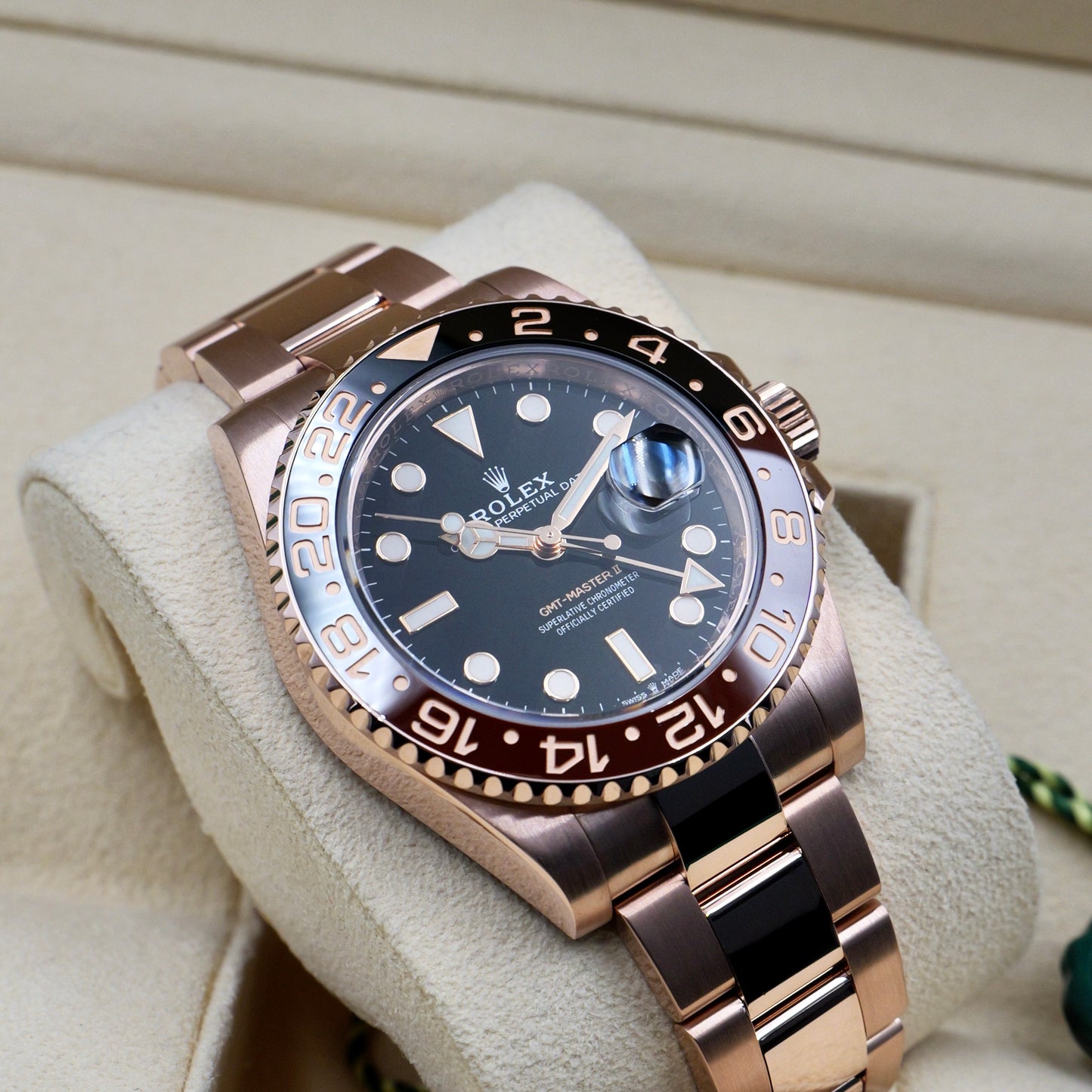 Rolex GMT-Master II Rose Gold 126715CHNR - Full Set (2019)