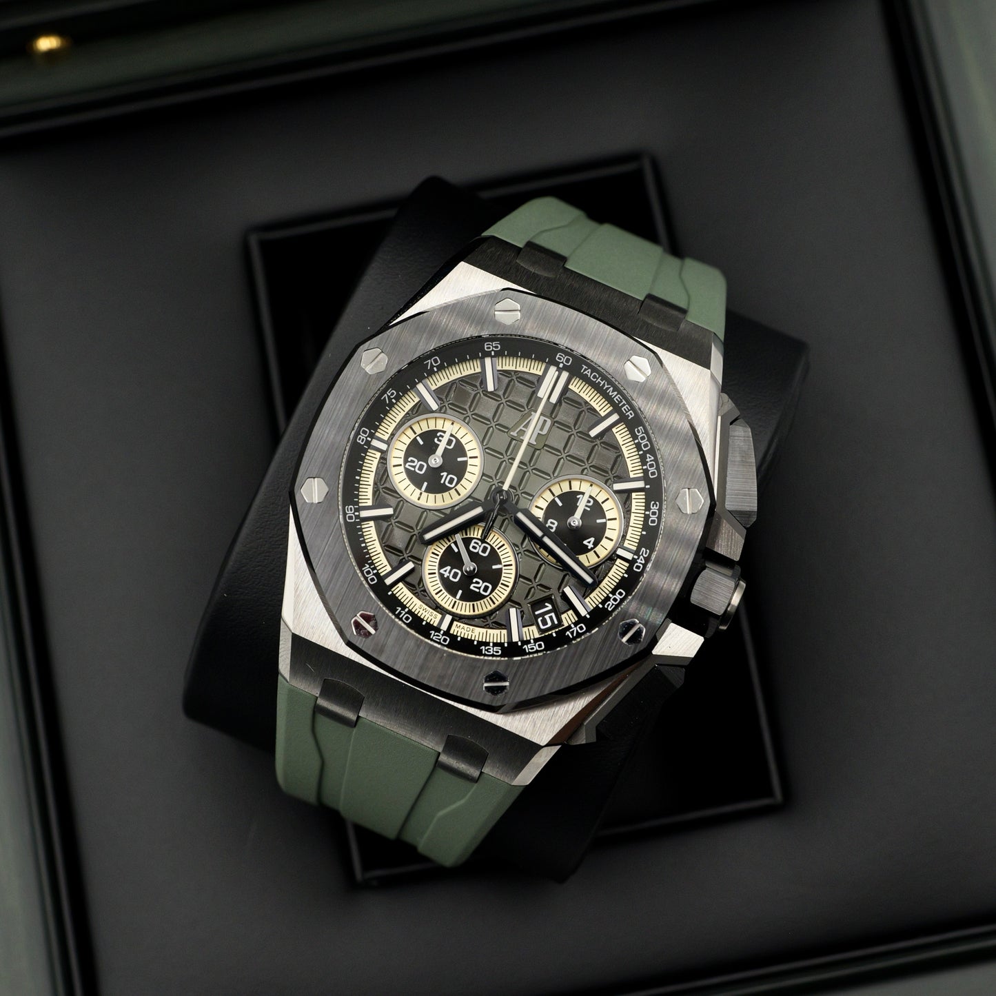 Audemars Piguet Royal Oak Offshore Green Strap 26420IO - Full Set (2026)