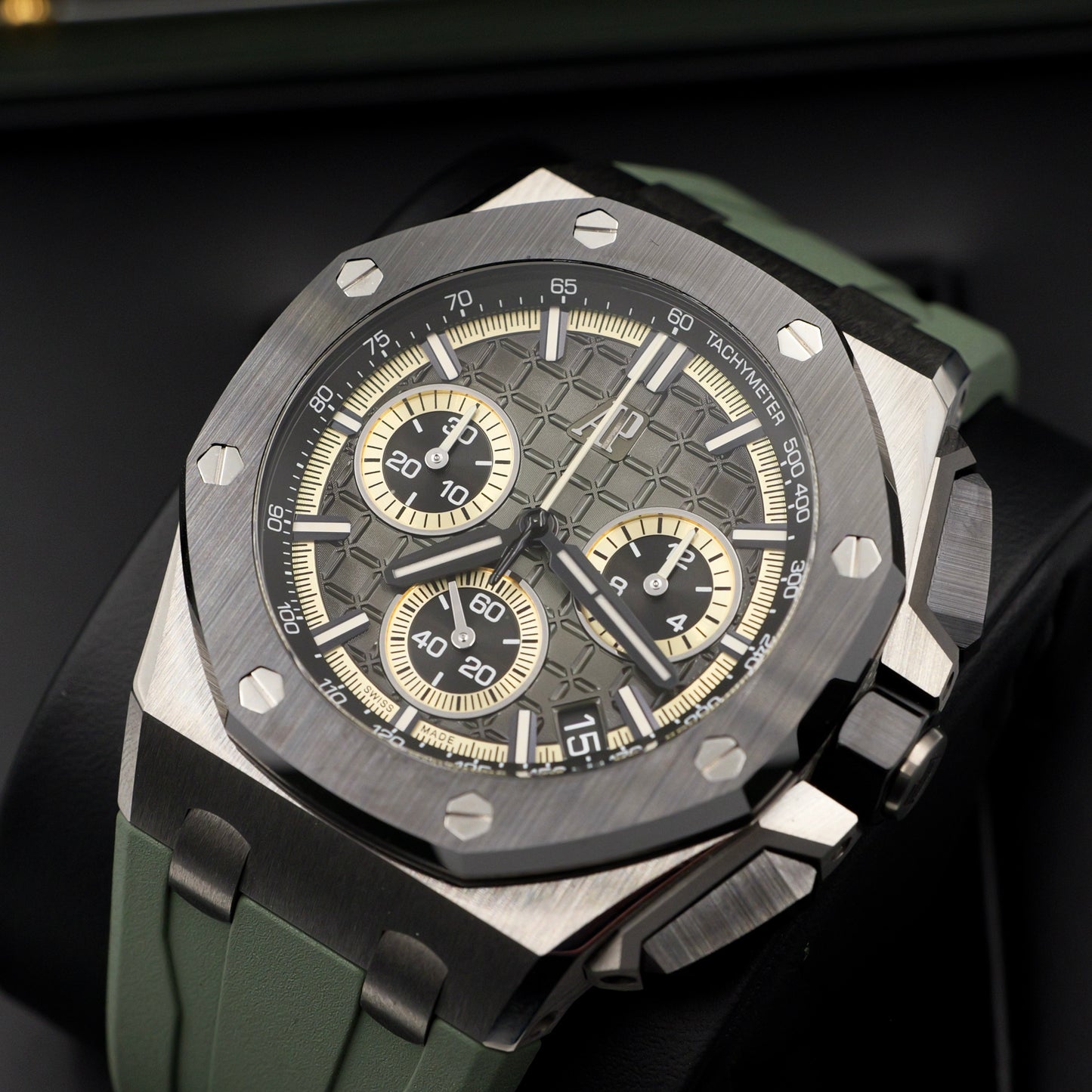 Audemars Piguet Royal Oak Offshore Green Strap 26420IO - Full Set (2026)
