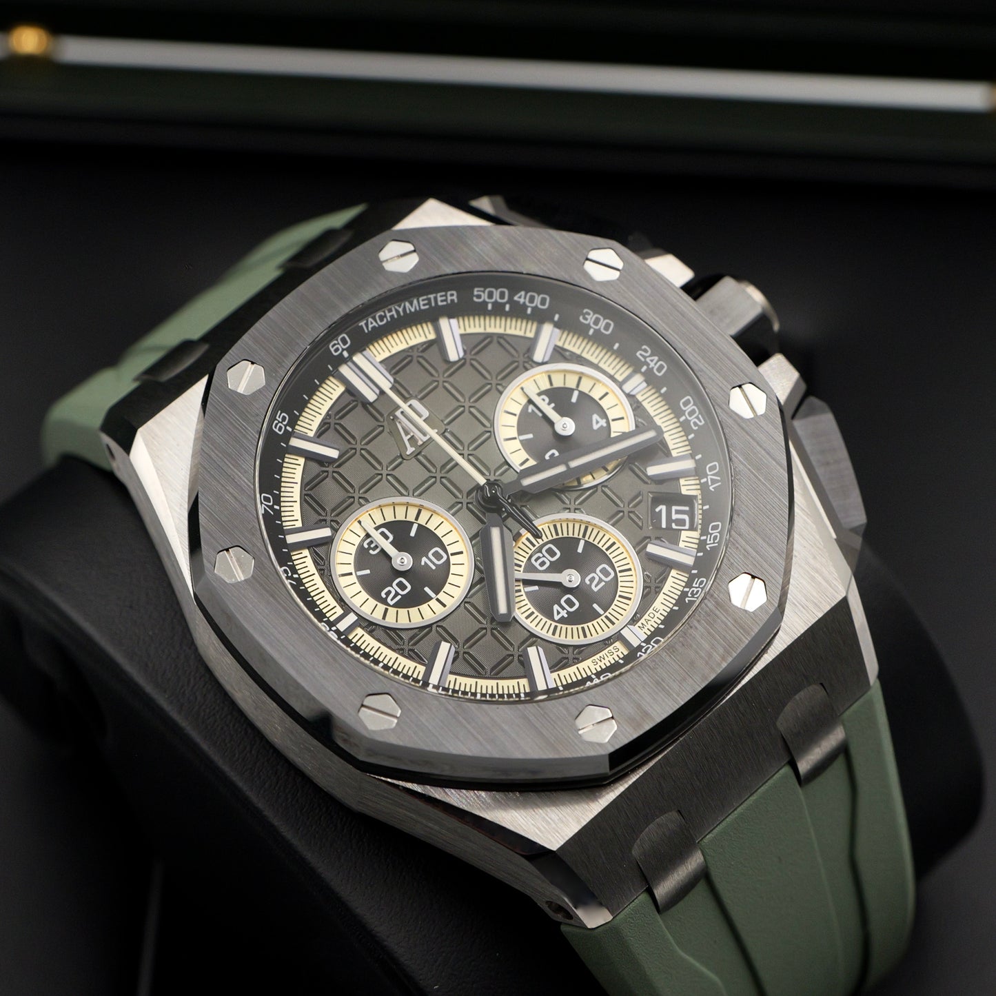 Audemars Piguet Royal Oak Offshore Green Strap 26420IO - Full Set (2026)
