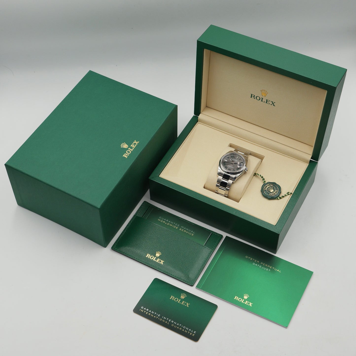 Rolex Datejust 36 Wimbledon Smooth Jubilee 126200 - Full Set (2026)