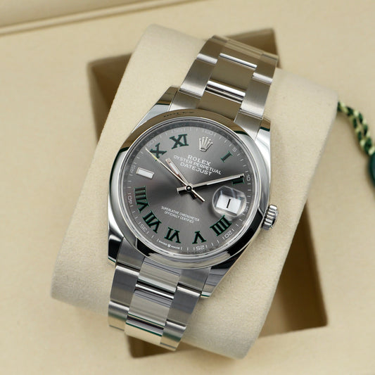 Rolex Datejust 36 Wimbledon Smooth Jubilee 126200 - Full Set (2026)