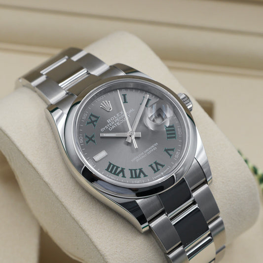 Rolex Datejust 36 Wimbledon Smooth Jubilee 126200 - Full Set (2026)