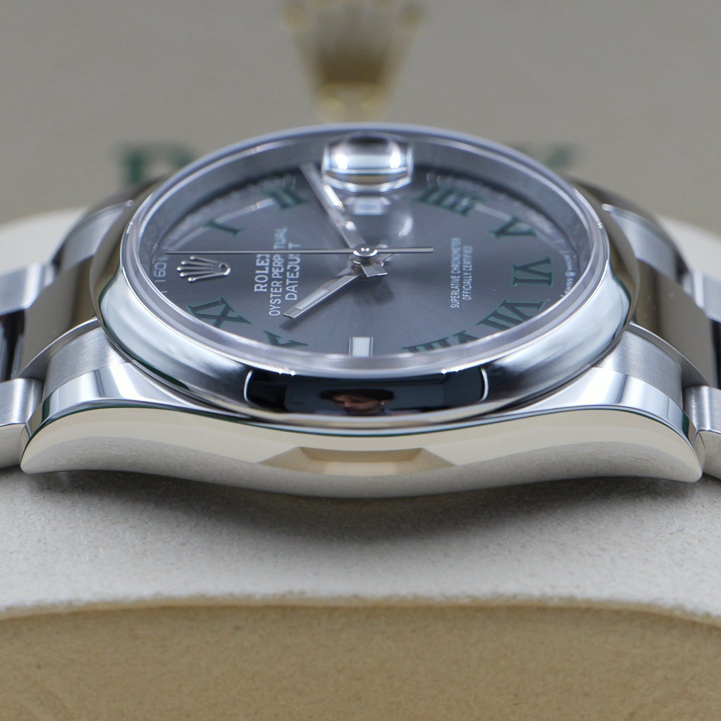 Rolex Datejust 36 Wimbledon Smooth Jubilee 126200 - Full Set (2026)