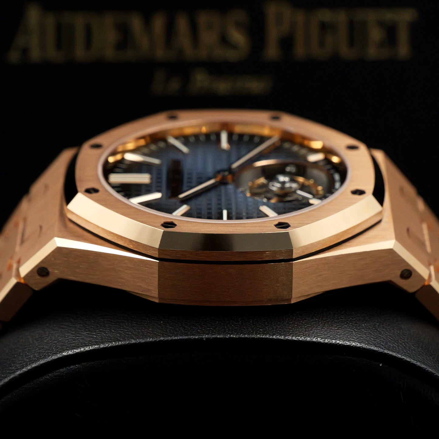 Audemars Piguet Royal Oak Tourbillon Rose Gold Blue Dial 26510OR - Full Set (2024)