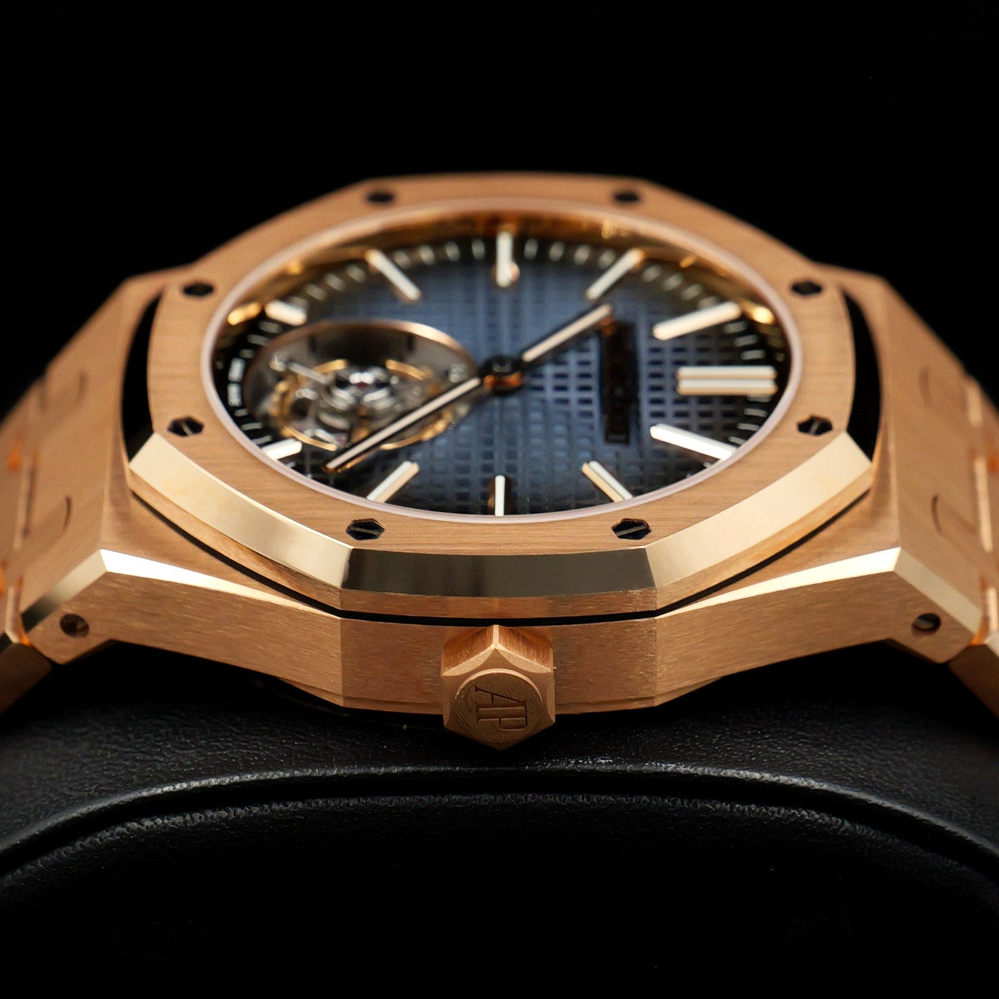 Audemars Piguet Royal Oak Tourbillon Rose Gold Blue Dial 26510OR - Full Set (2024)