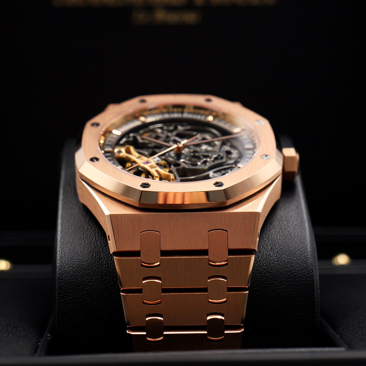 Audemars Piguet Royal Oak Double Balance Wheel Openworked Rose Gold Skeleton 15407OR - Full Set (2023)