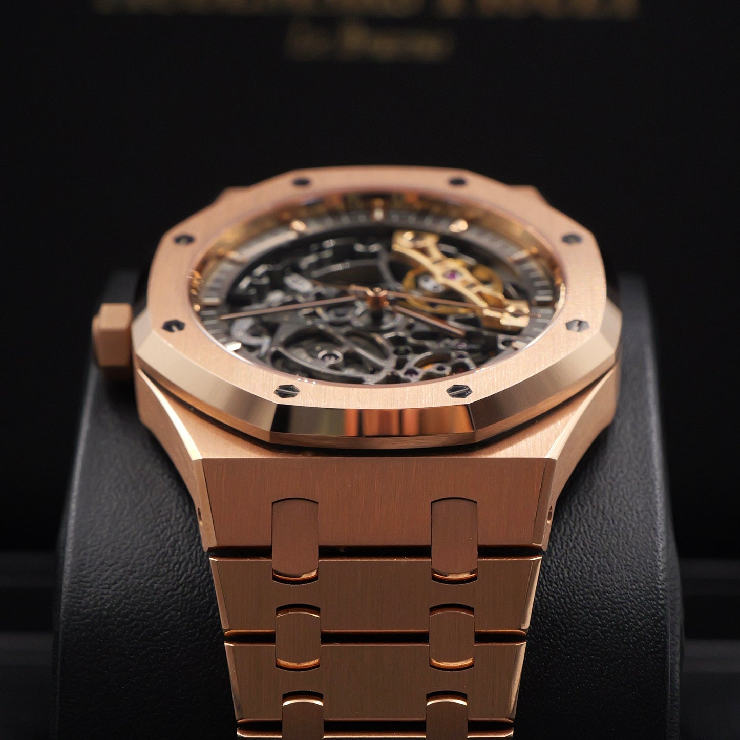 Audemars Piguet Royal Oak Double Balance Wheel Openworked Rose Gold Skeleton 15407OR - Full Set (2023)