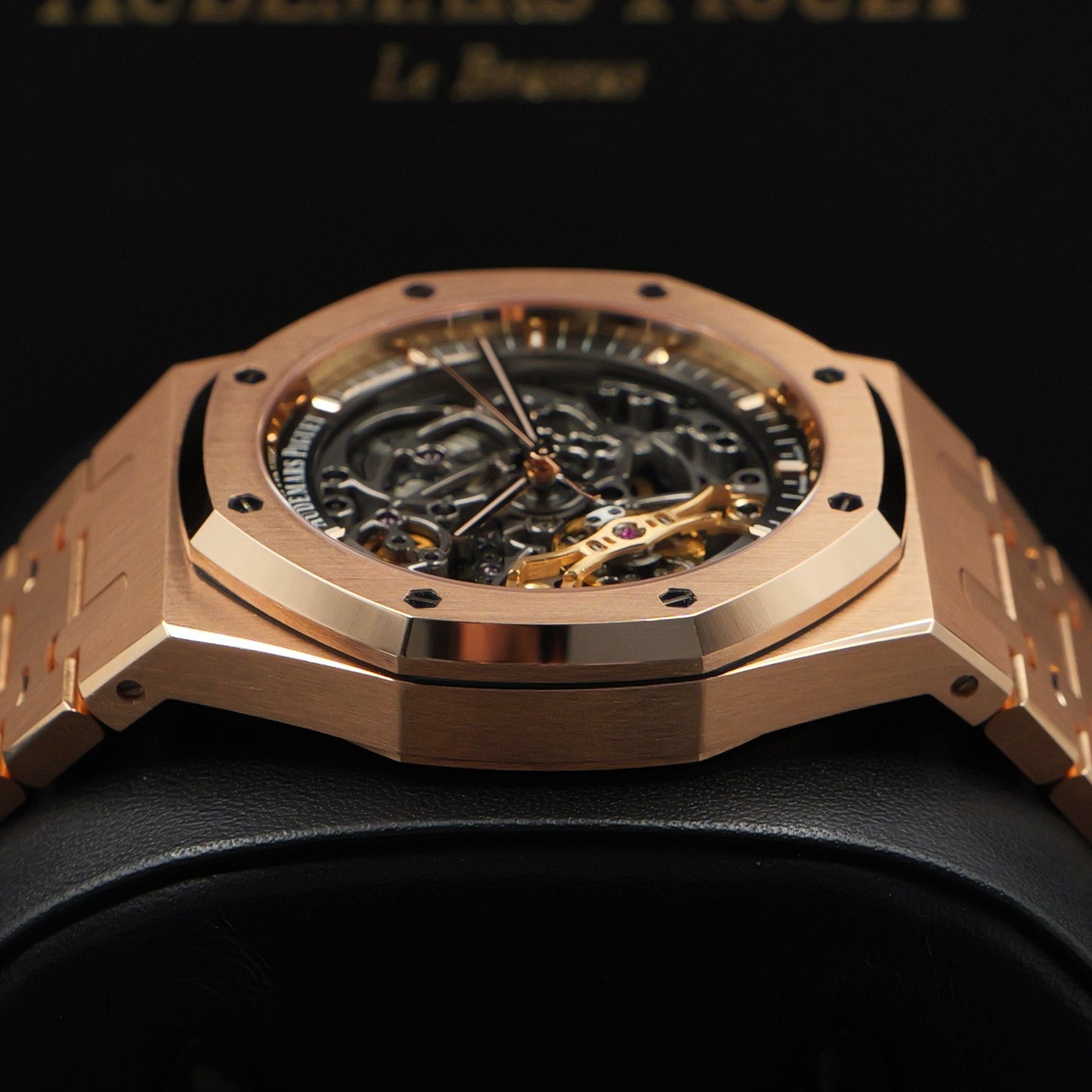 Audemars Piguet Royal Oak Double Balance Wheel Openworked Rose Gold Skeleton 15407OR - Full Set (2023)
