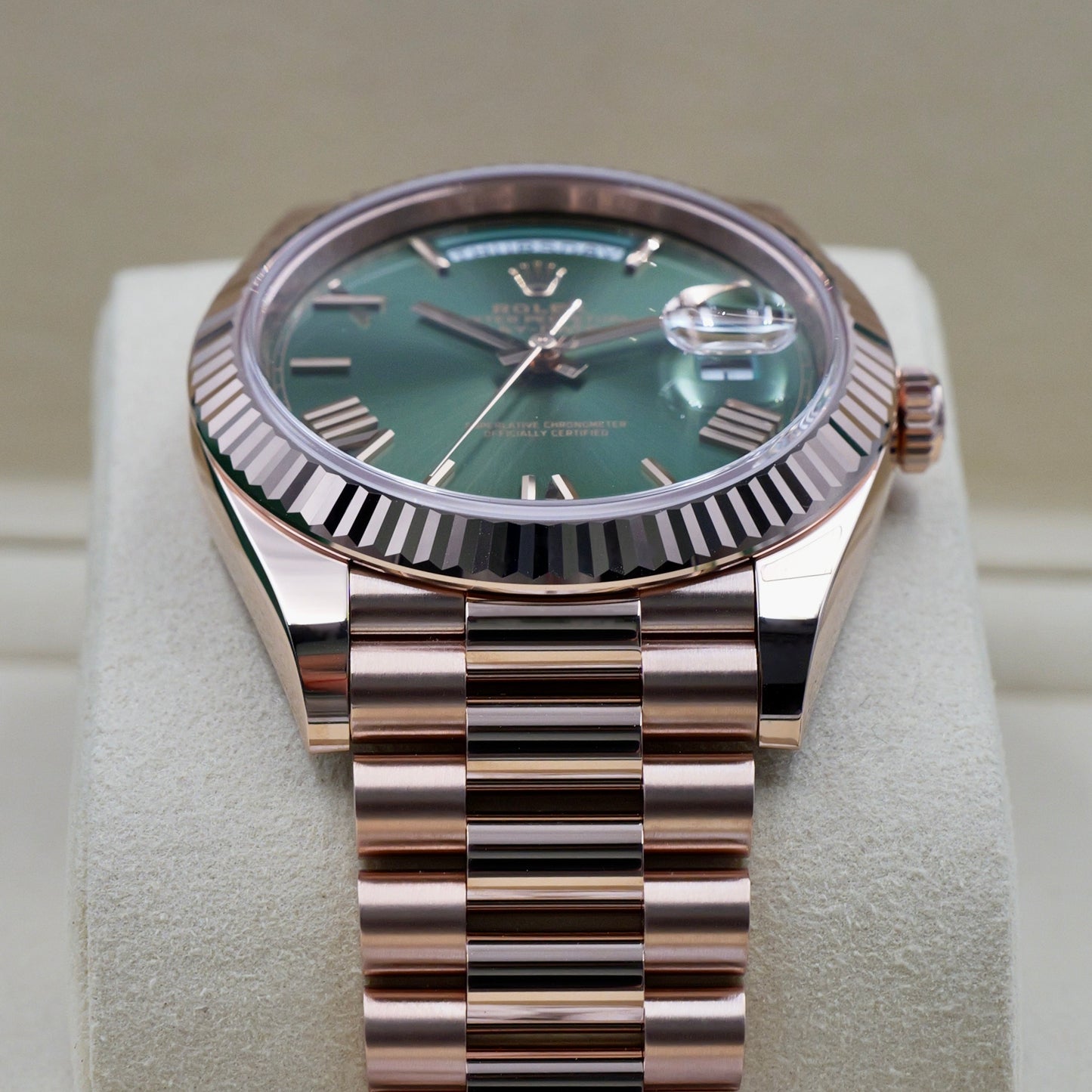 Rolex Day-Date 40 Olive 228235 Full Set (2026)