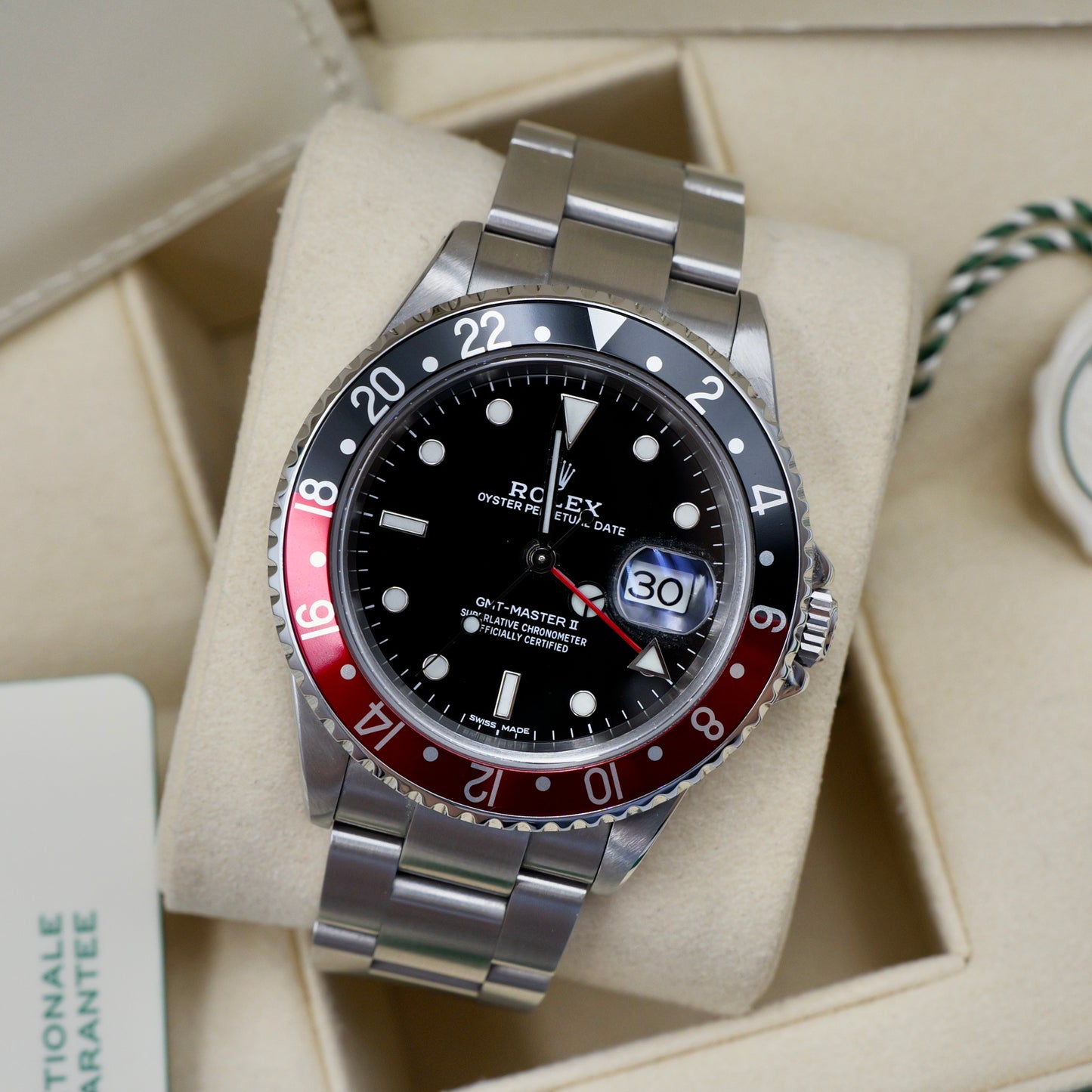 Rolex GMT-Master II Coke 16710BLRO Certified Pre Owned - Full Set (2024)
