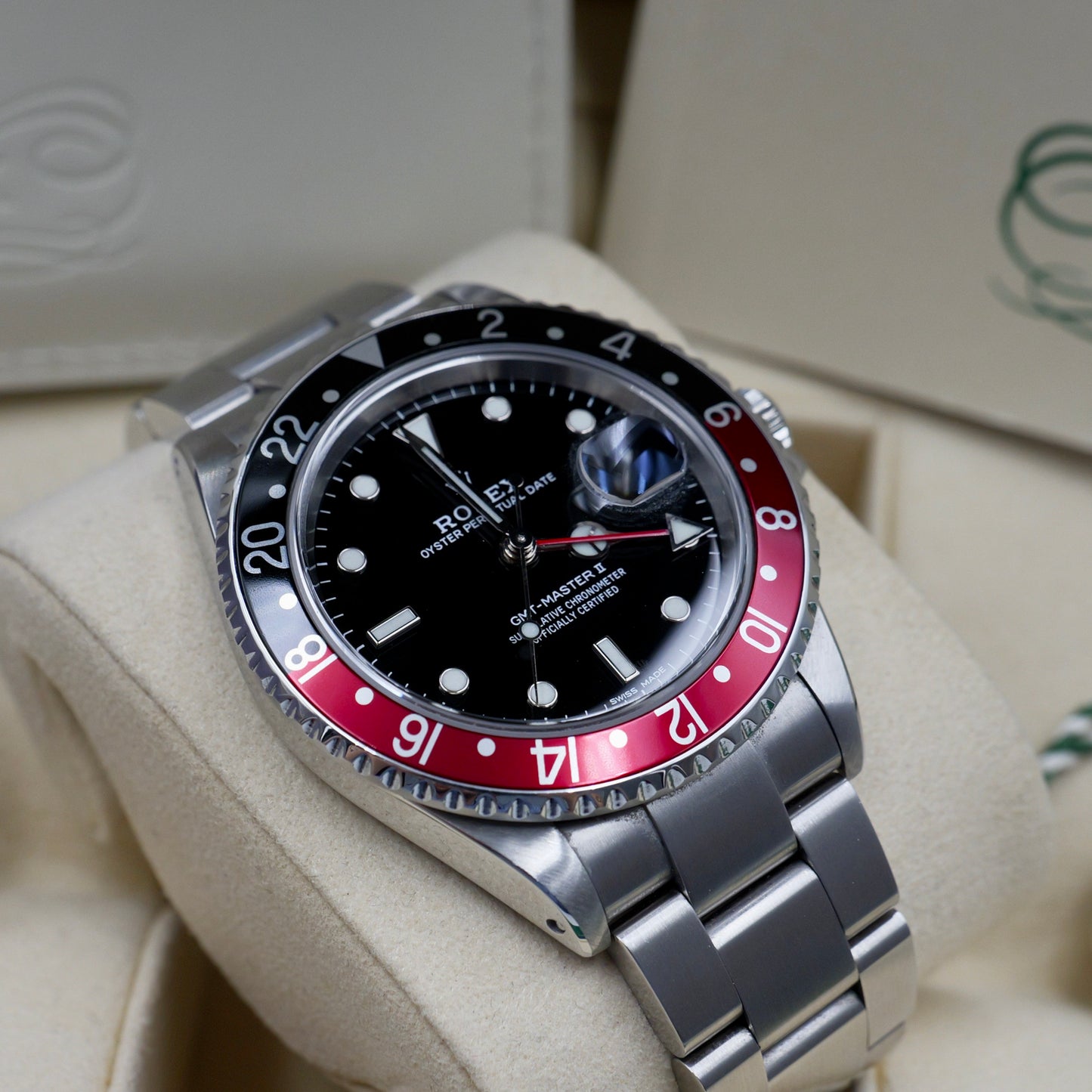 Rolex GMT-Master II Coke 16710BLRO Certified Pre Owned - Full Set (2024)