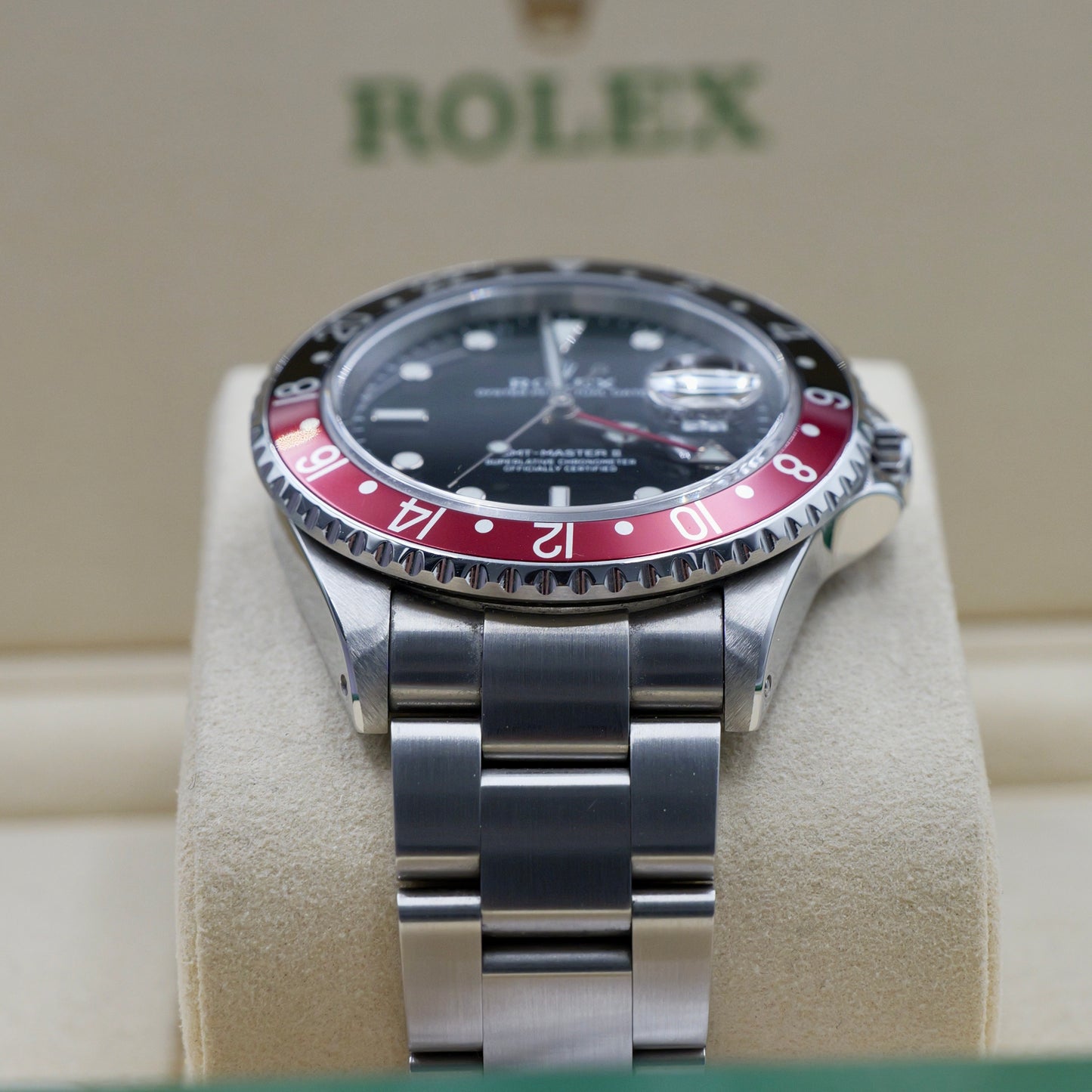 Rolex GMT-Master II Coke 16710BLRO Certified Pre Owned - Full Set (2024)