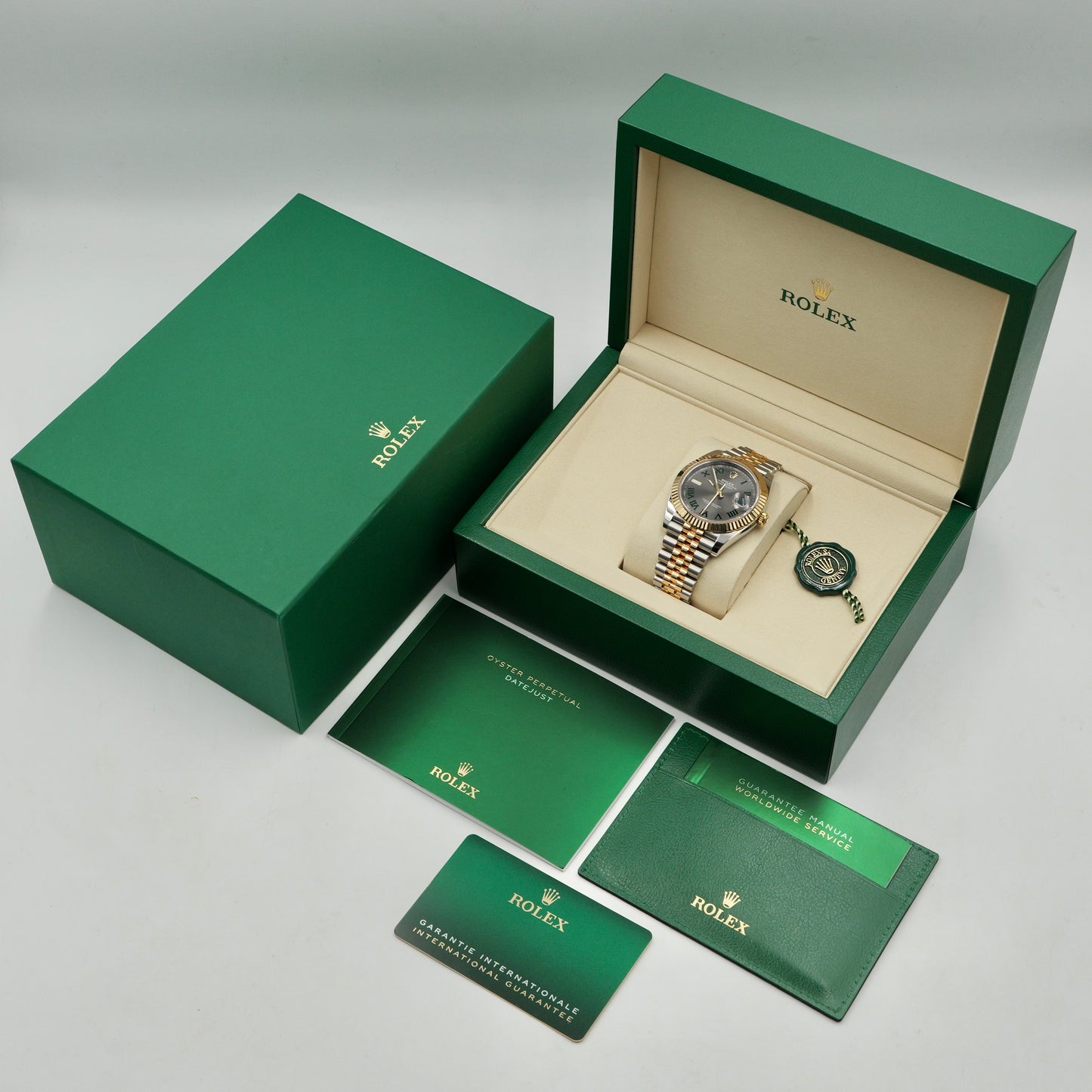 Rolex Datejust 41 Wimbledon 126333 - Full Set (2025)