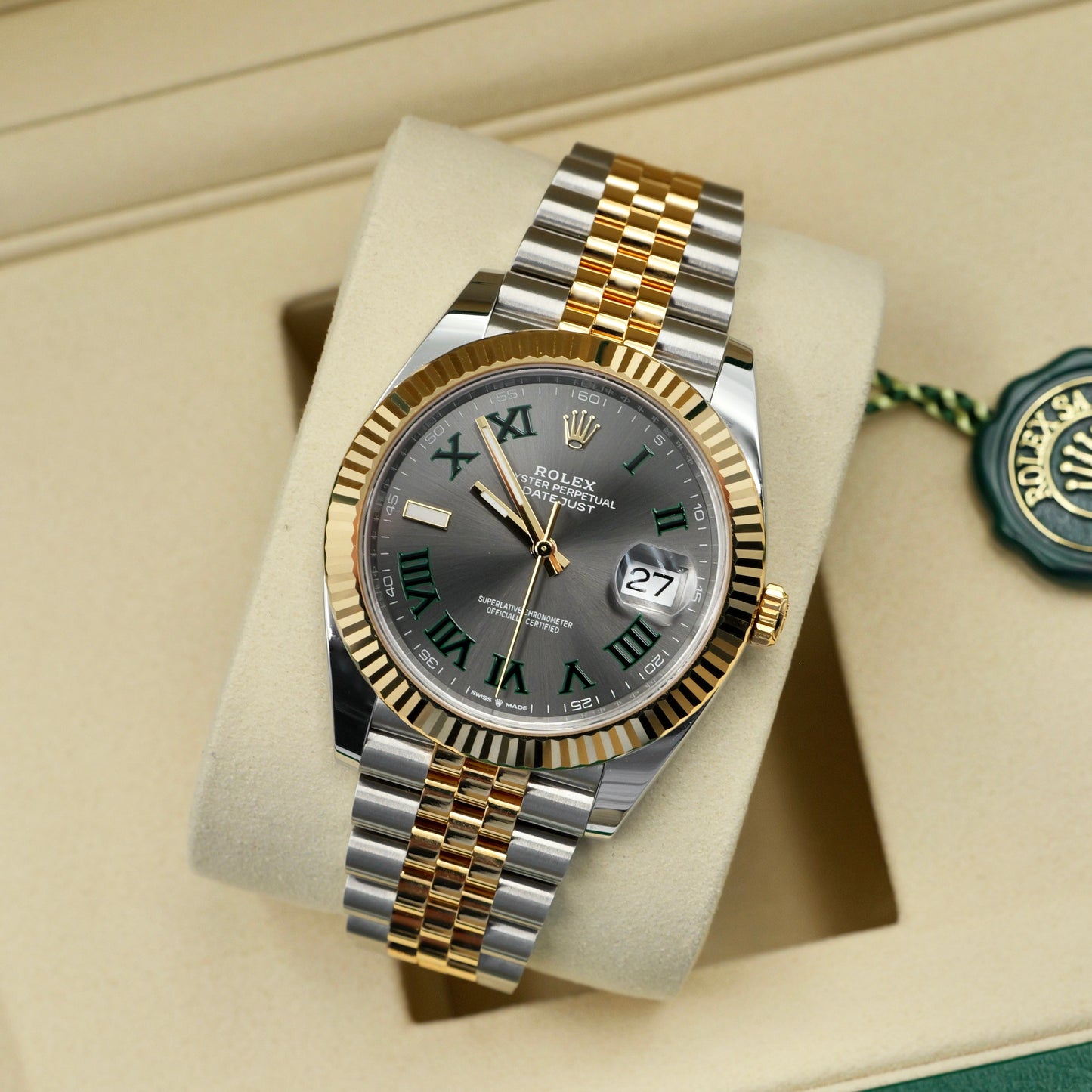 Rolex Datejust 41 Wimbledon 126333 - Full Set (2025)